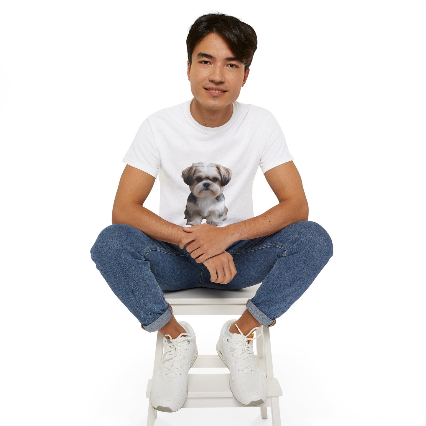 Maglietta Unisex in Cotone Ultra con Design Esclusivo Shih Tzu | AKYCO - AKYCO