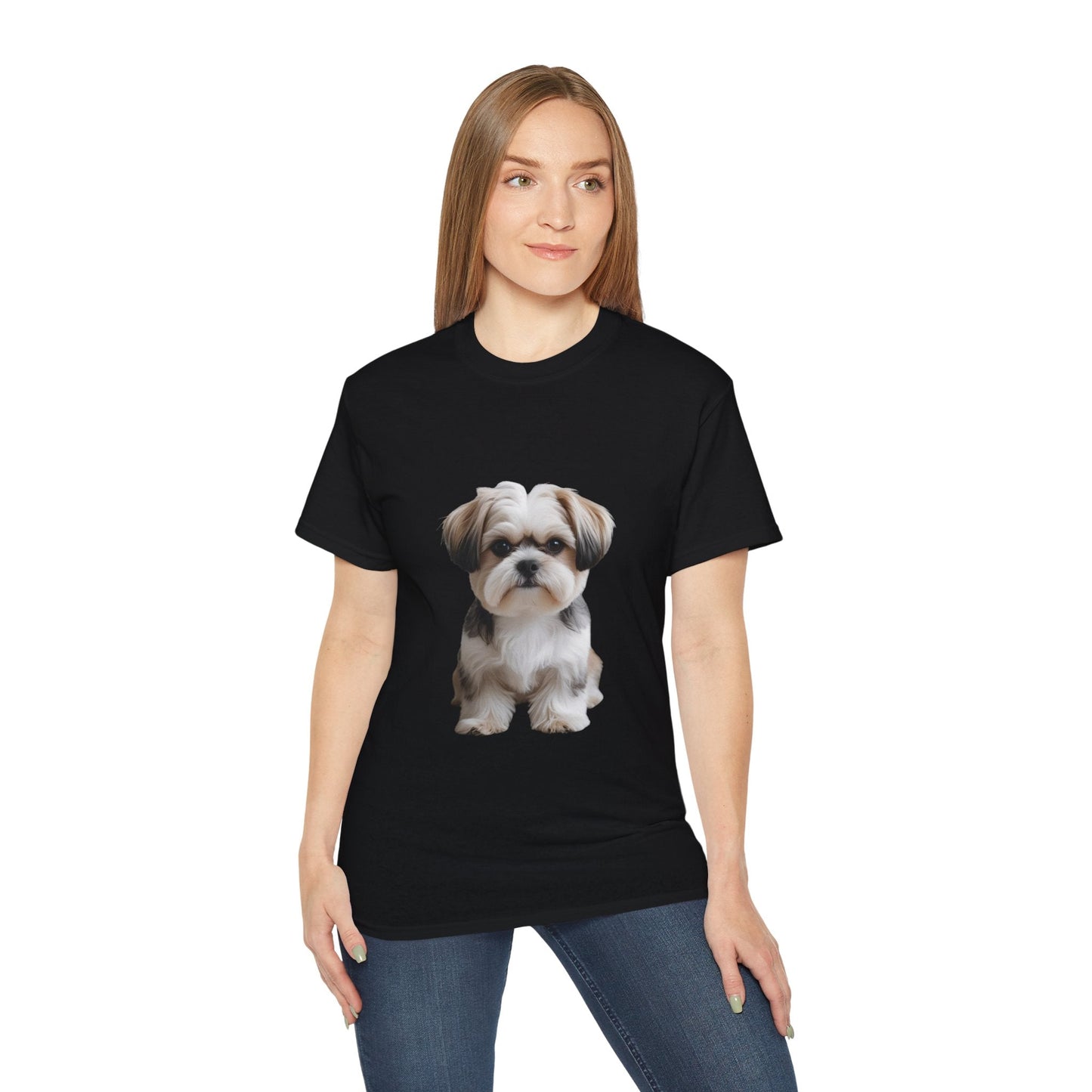 Maglietta Unisex in Cotone Ultra con Design Esclusivo Shih Tzu | AKYCO - AKYCO