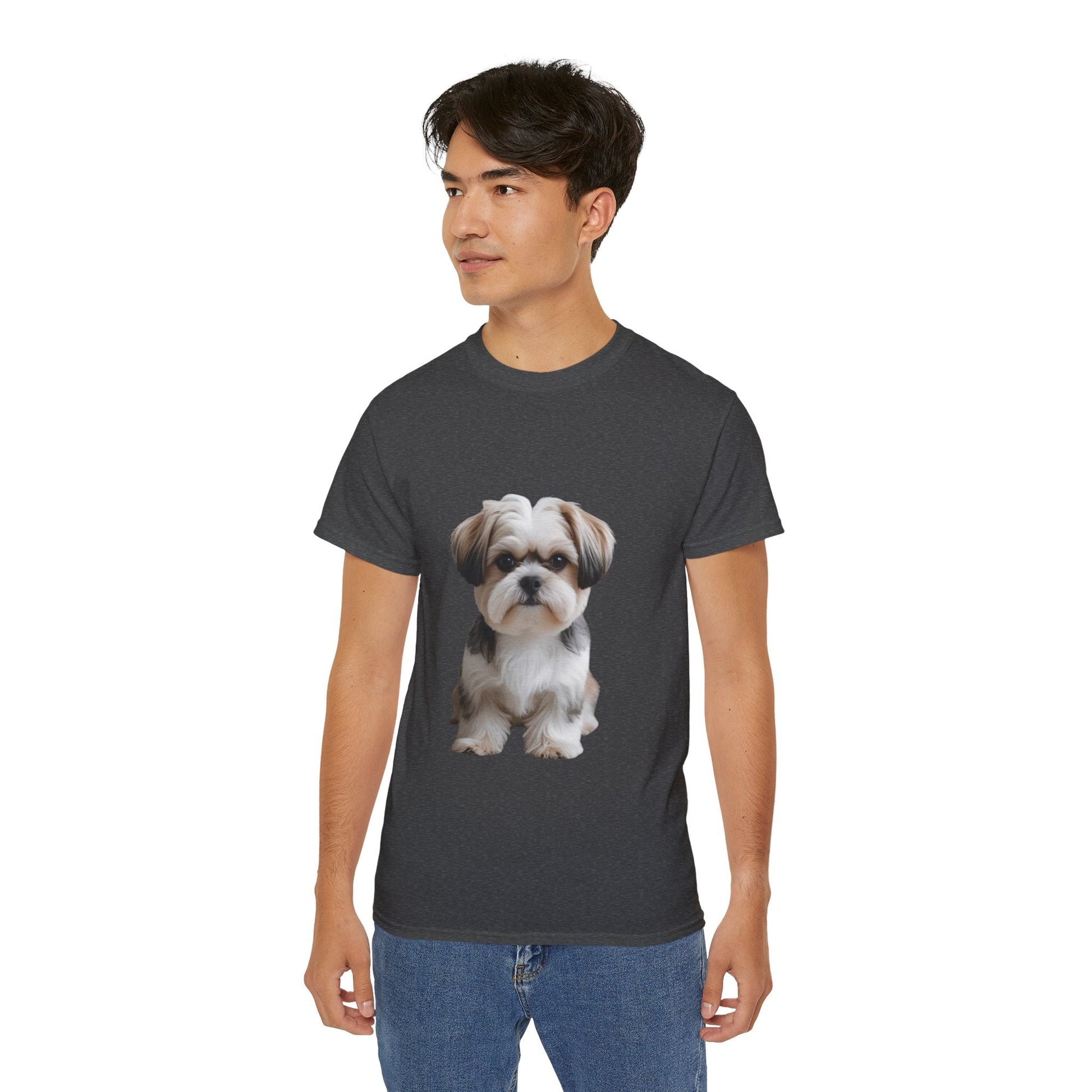 Maglietta Unisex in Cotone Ultra con Design Esclusivo Shih Tzu | AKYCO - AKYCO