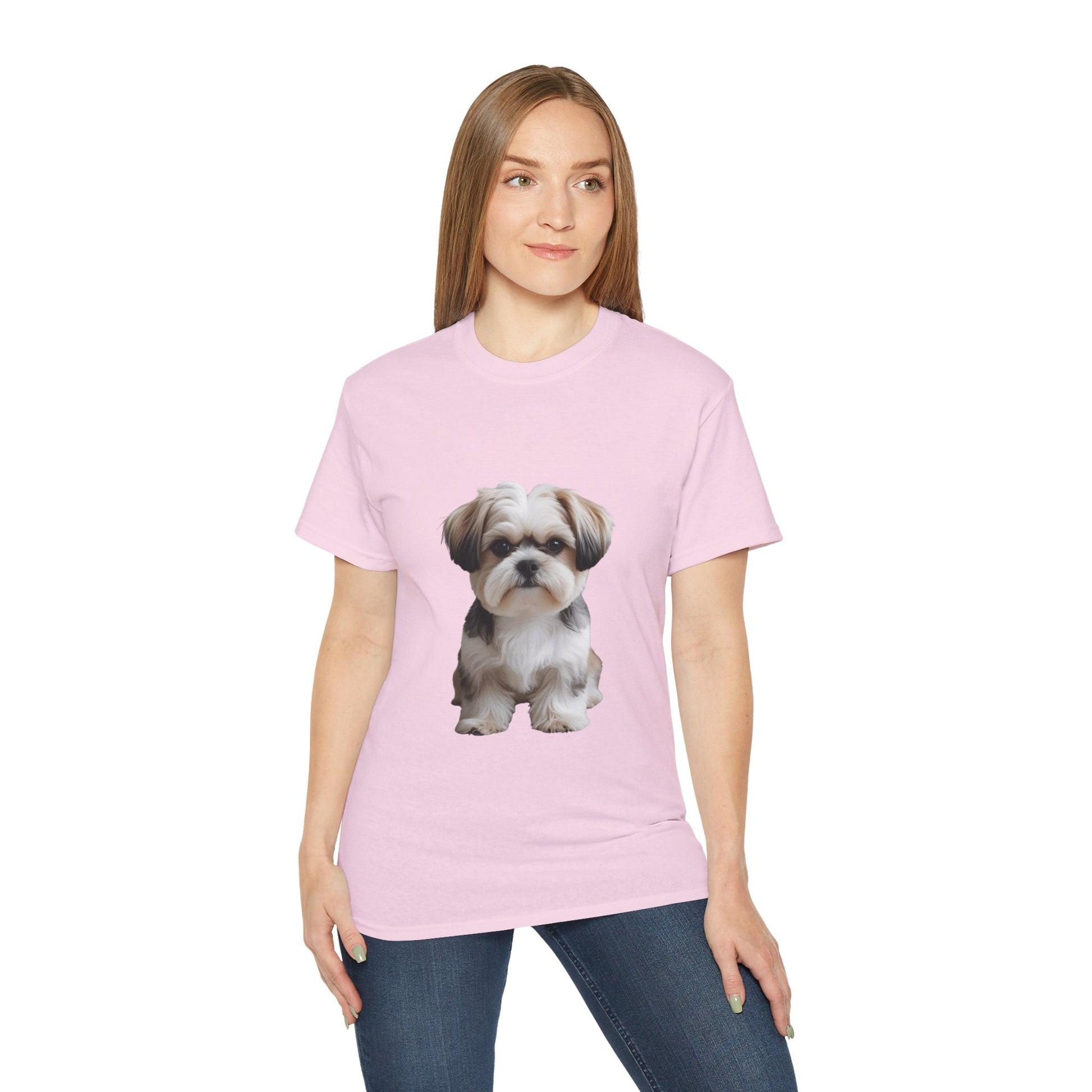 Maglietta Unisex in Cotone Ultra con Design Esclusivo Shih Tzu | AKYCO - AKYCO