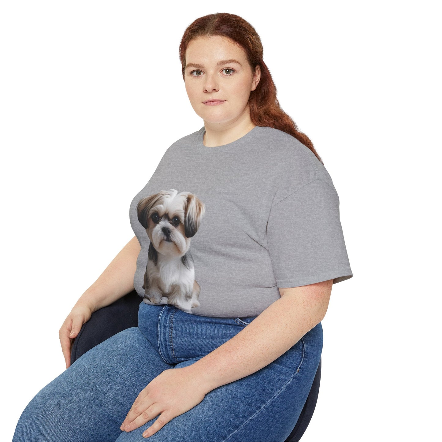 Maglietta Unisex in Cotone Ultra con Design Esclusivo Shih Tzu | AKYCO - AKYCO
