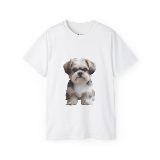Maglietta Unisex in Cotone Ultra con Design Esclusivo Shih Tzu | AKYCO - AKYCO