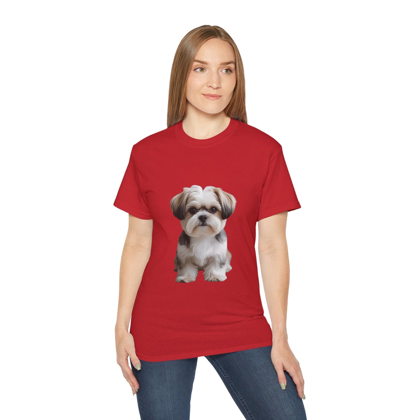 Maglietta Unisex in Cotone Ultra con Design Esclusivo Shih Tzu | AKYCO - AKYCO