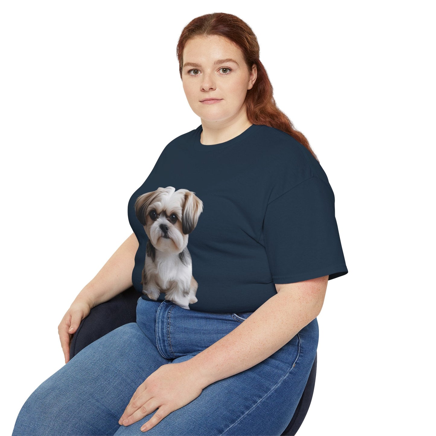 Maglietta Unisex in Cotone Ultra con Design Esclusivo Shih Tzu | AKYCO - AKYCO