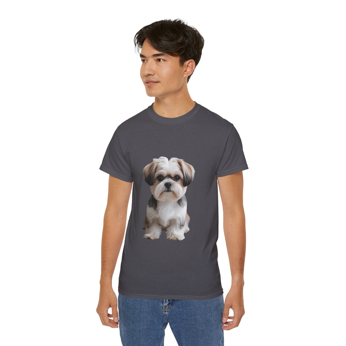 Maglietta Unisex in Cotone Ultra con Design Esclusivo Shih Tzu | AKYCO - AKYCO