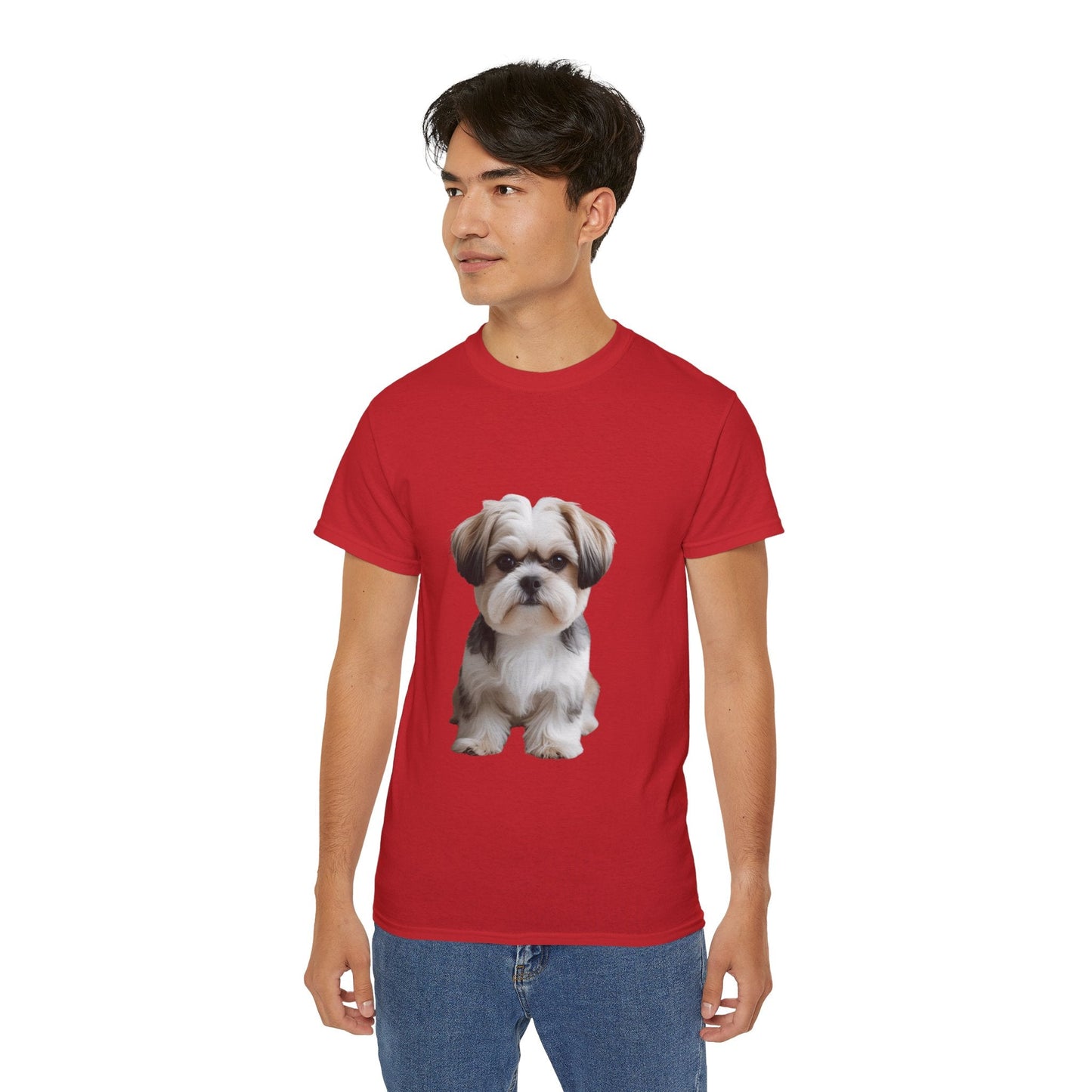 Maglietta Unisex in Cotone Ultra con Design Esclusivo Shih Tzu | AKYCO - AKYCO