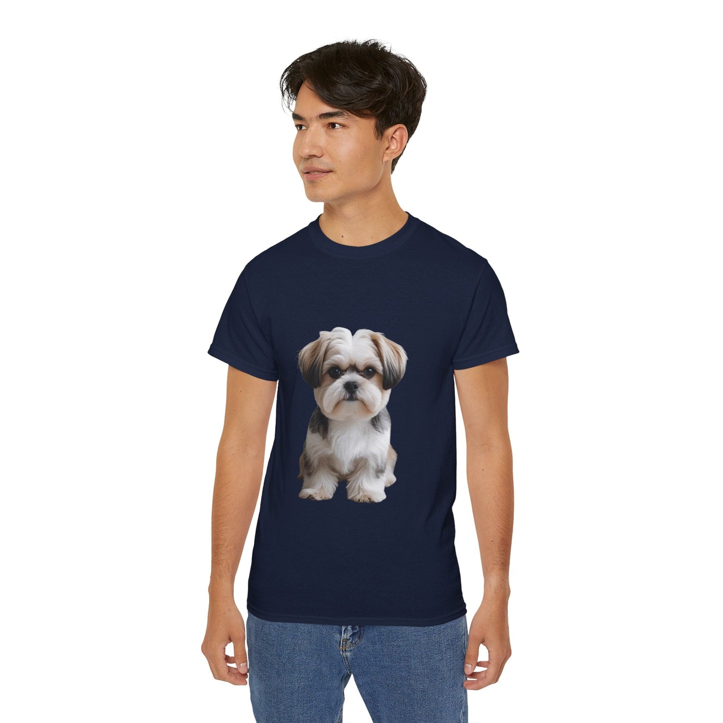 Maglietta Unisex in Cotone Ultra con Design Esclusivo Shih Tzu | AKYCO - AKYCO