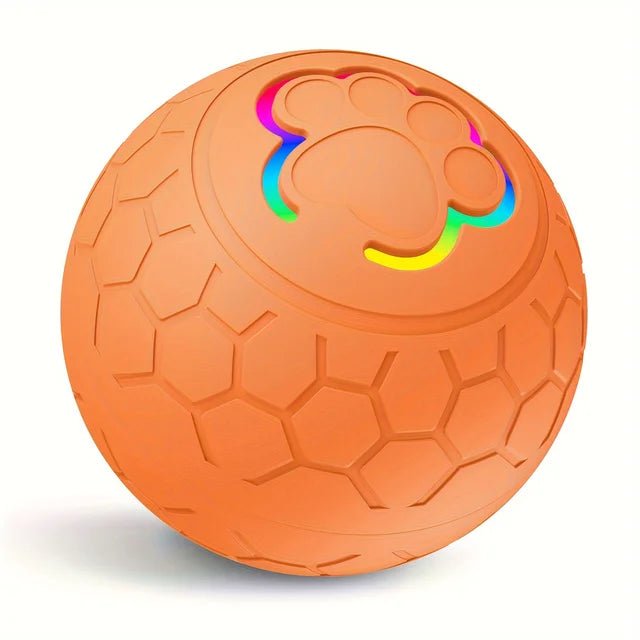 Palla Interattiva Ricaricabile per Cani e Gatti con Luci LED RGB - Giocattolo Stimolante e Resistente ai Morsi - Aky & Co.