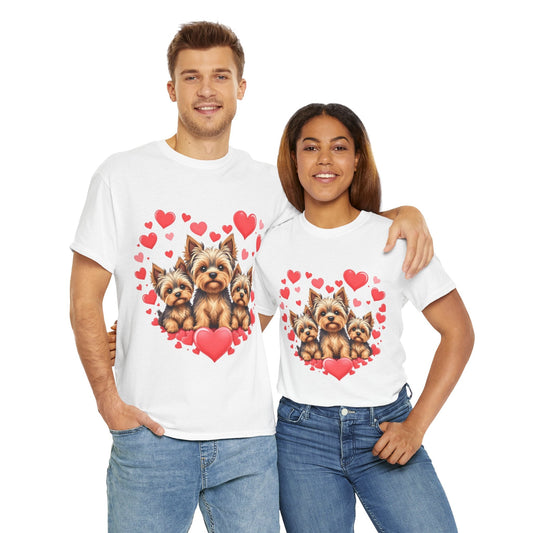 Romantic Love Rose Petals Unisex Heavy Cotton Tee - Aky & Co.