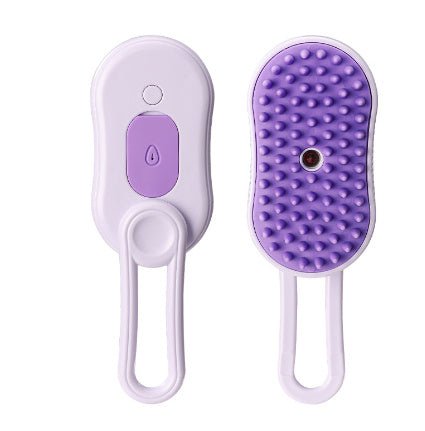 Spazzola a Vapore 3 in 1 per Cani e Gatti – Pettine Elettrico Spray per Massaggio, Toelettatura e Rimozione Peli - Aky & Co.