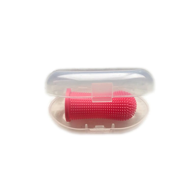 Spazzolino da denti per cani Pet Finger Set Pulizia dei denti Cura Spazzolino da denti per cani Silicone Dito Spazzolatura - Aky & Co.
