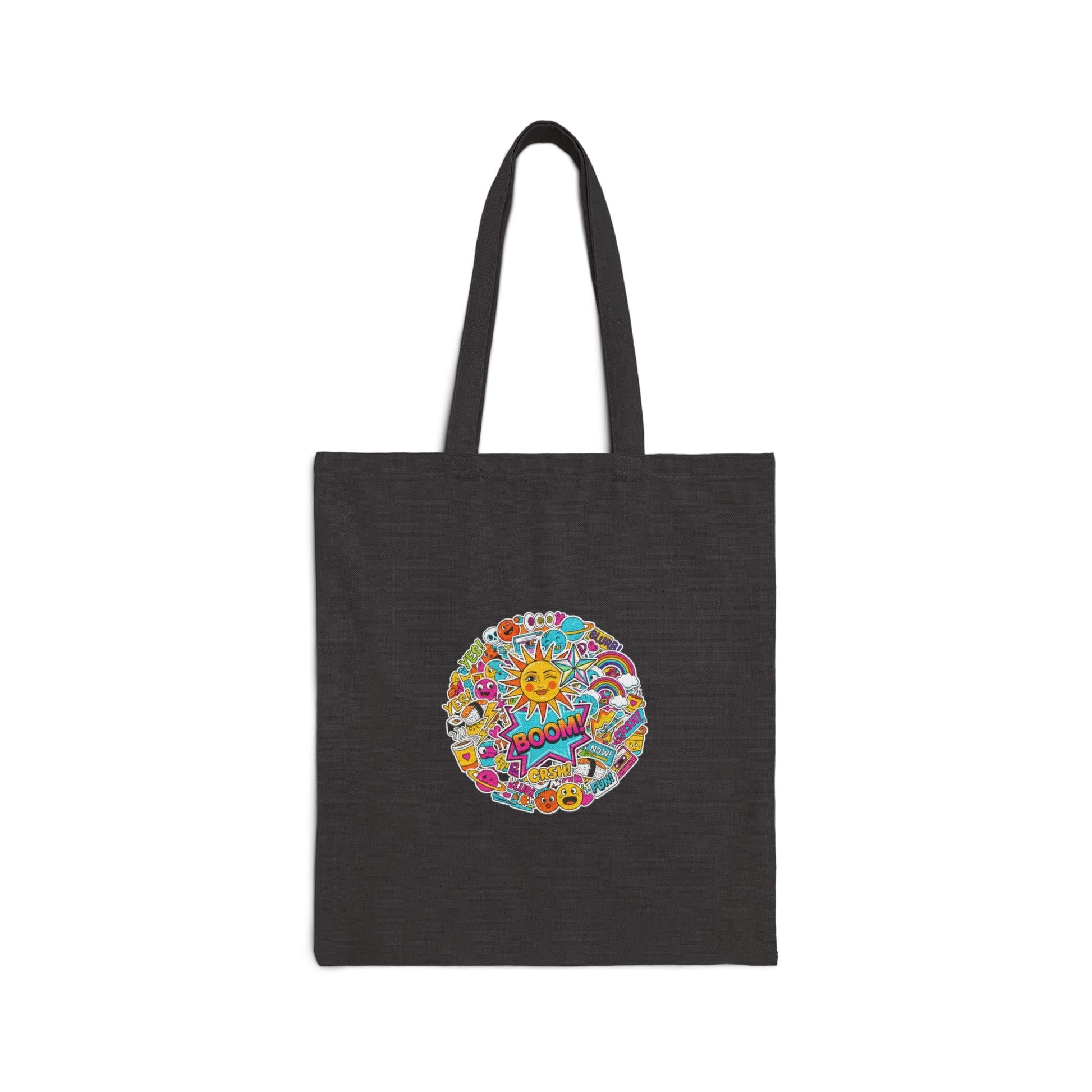 Sticker Bomb Collage Tote | collage art, graphic doodles - AKYCO