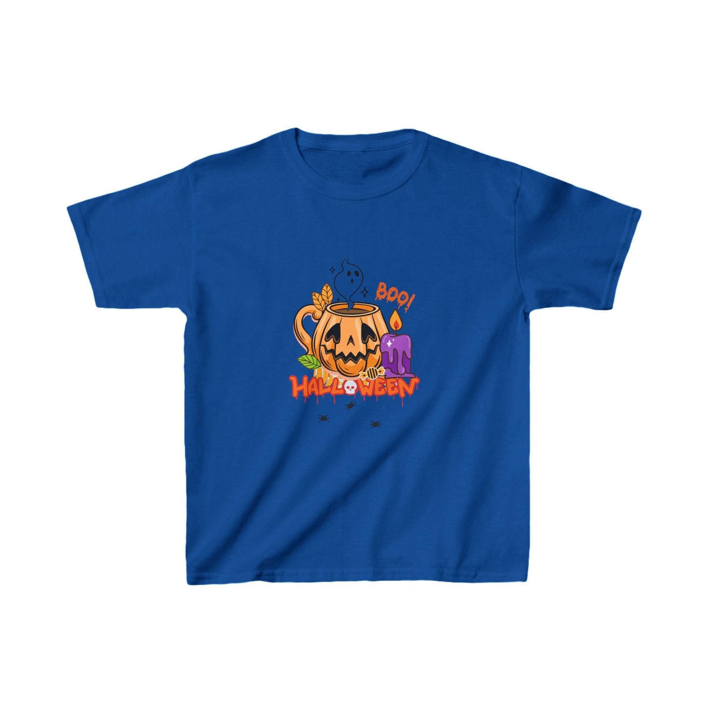 T-Shirt per Bambini di Halloween con Design di Zucca - Aky & Co.