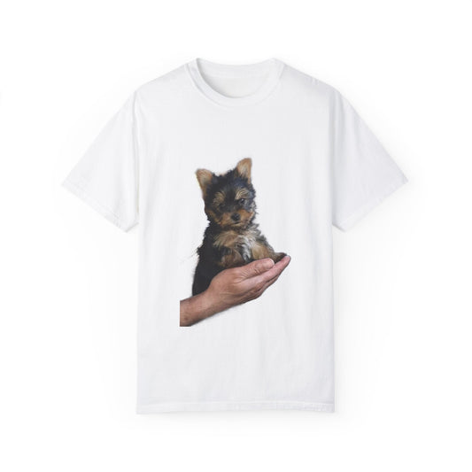 T-shirt Unisex con tema Yorkshire Puppy - Comfort Colors 1717 - Aky & Co.