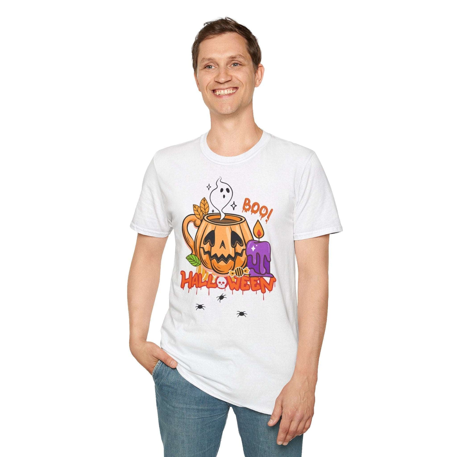 T-Shirt Unisex Softstyle per Halloween: Festeggia con Stile! - Aky & Co.