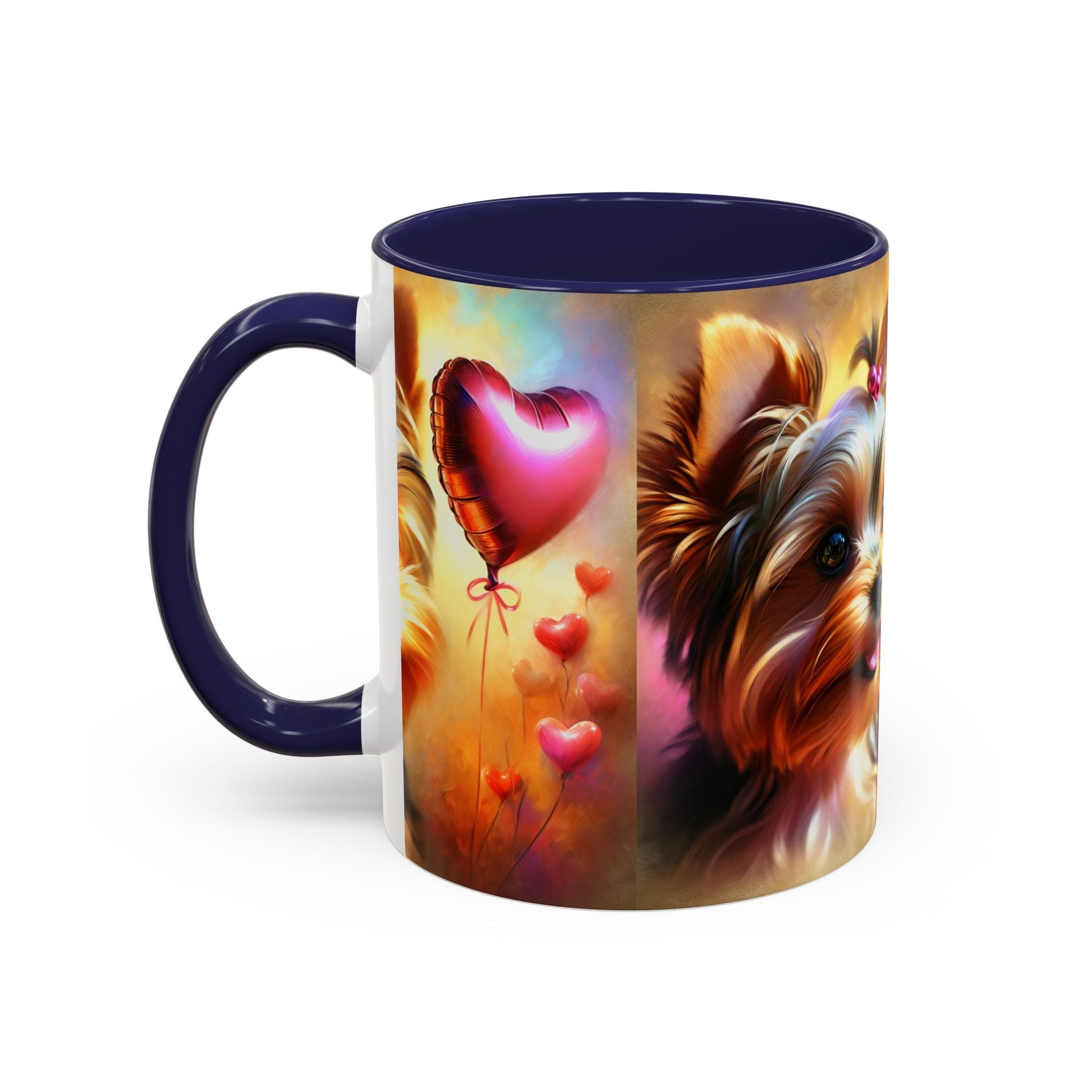 Tazza da Caffè con Dolce Cucciolo di Yorkshire Terrier - 330ml/450ml - Regalo Perfetto per Amanti dei Cani - AKYCO