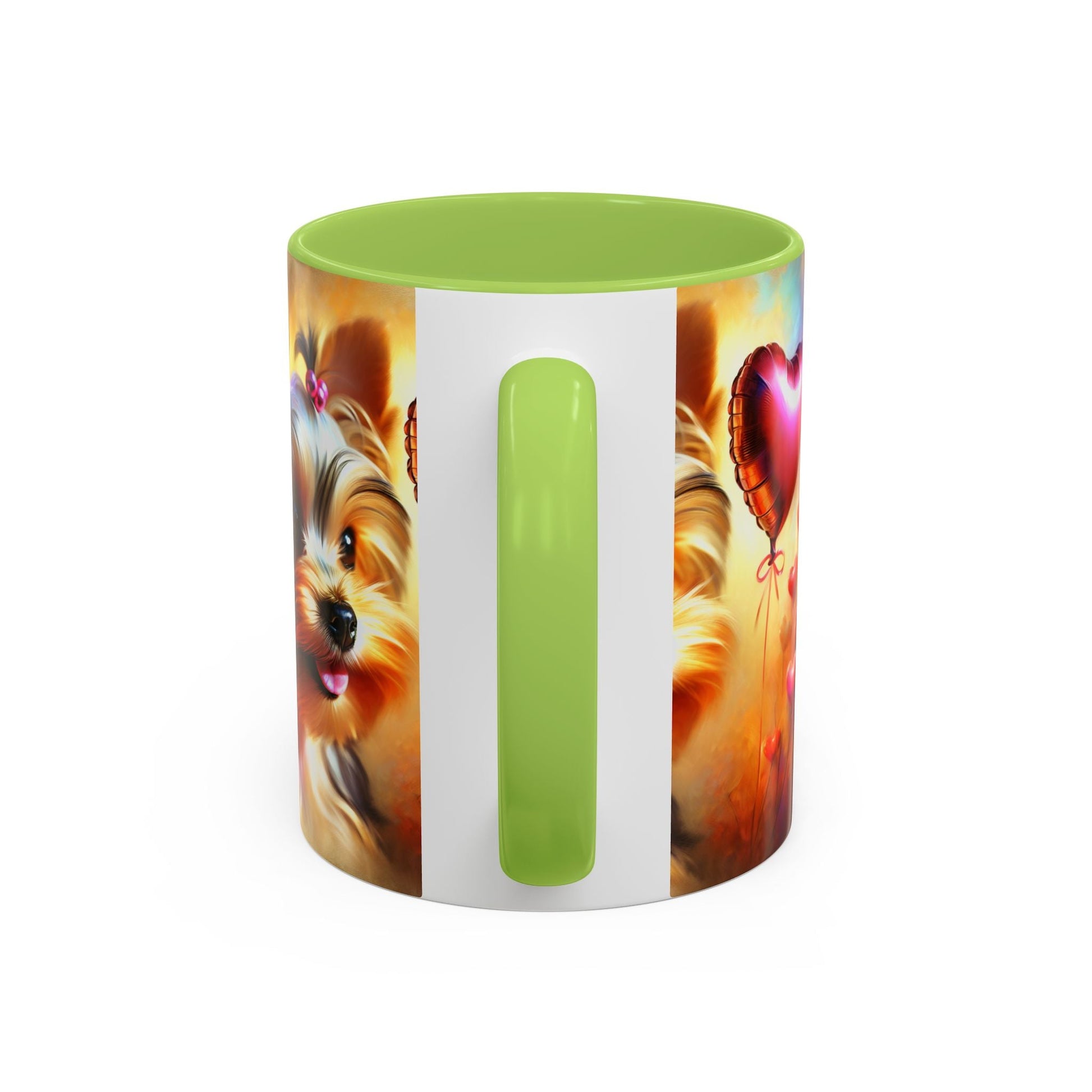 Tazza da Caffè con Dolce Cucciolo di Yorkshire Terrier - 330ml/450ml - Regalo Perfetto per Amanti dei Cani - AKYCO