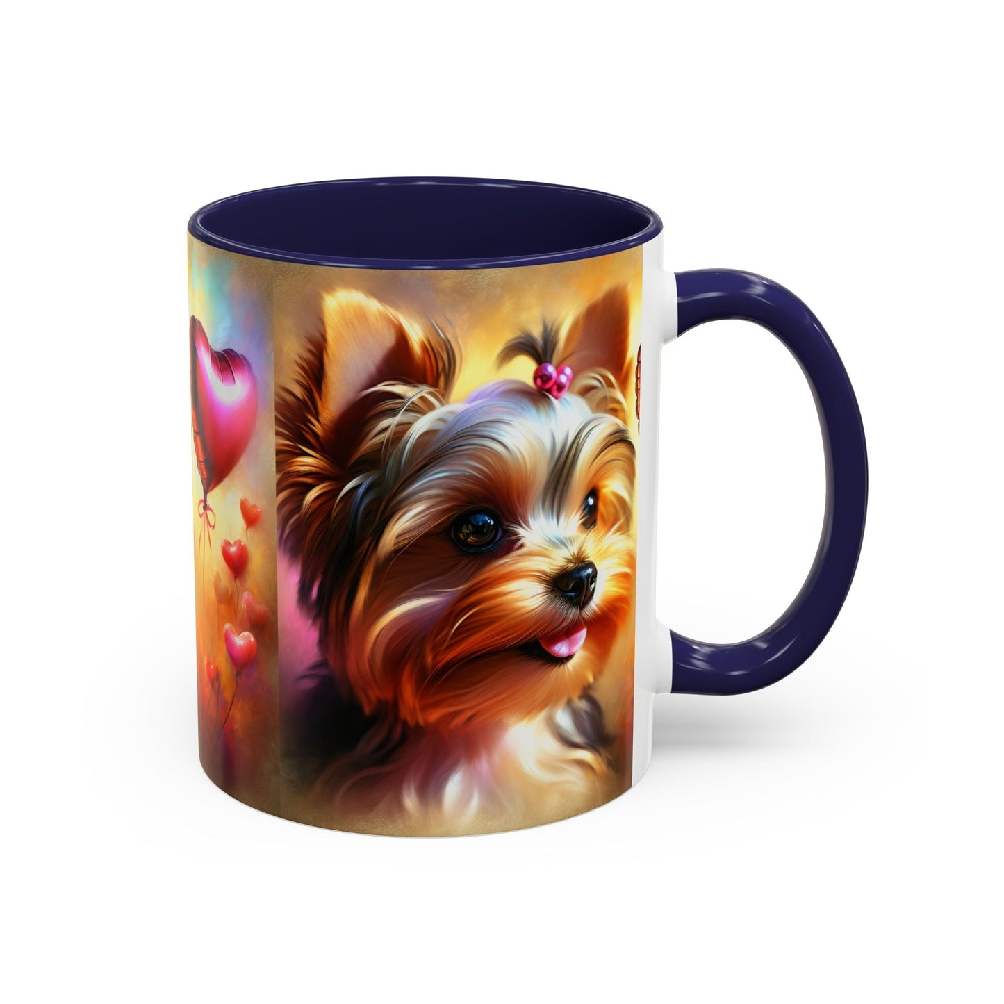 Tazza da Caffè con Dolce Cucciolo di Yorkshire Terrier - 330ml/450ml - Regalo Perfetto per Amanti dei Cani - AKYCO