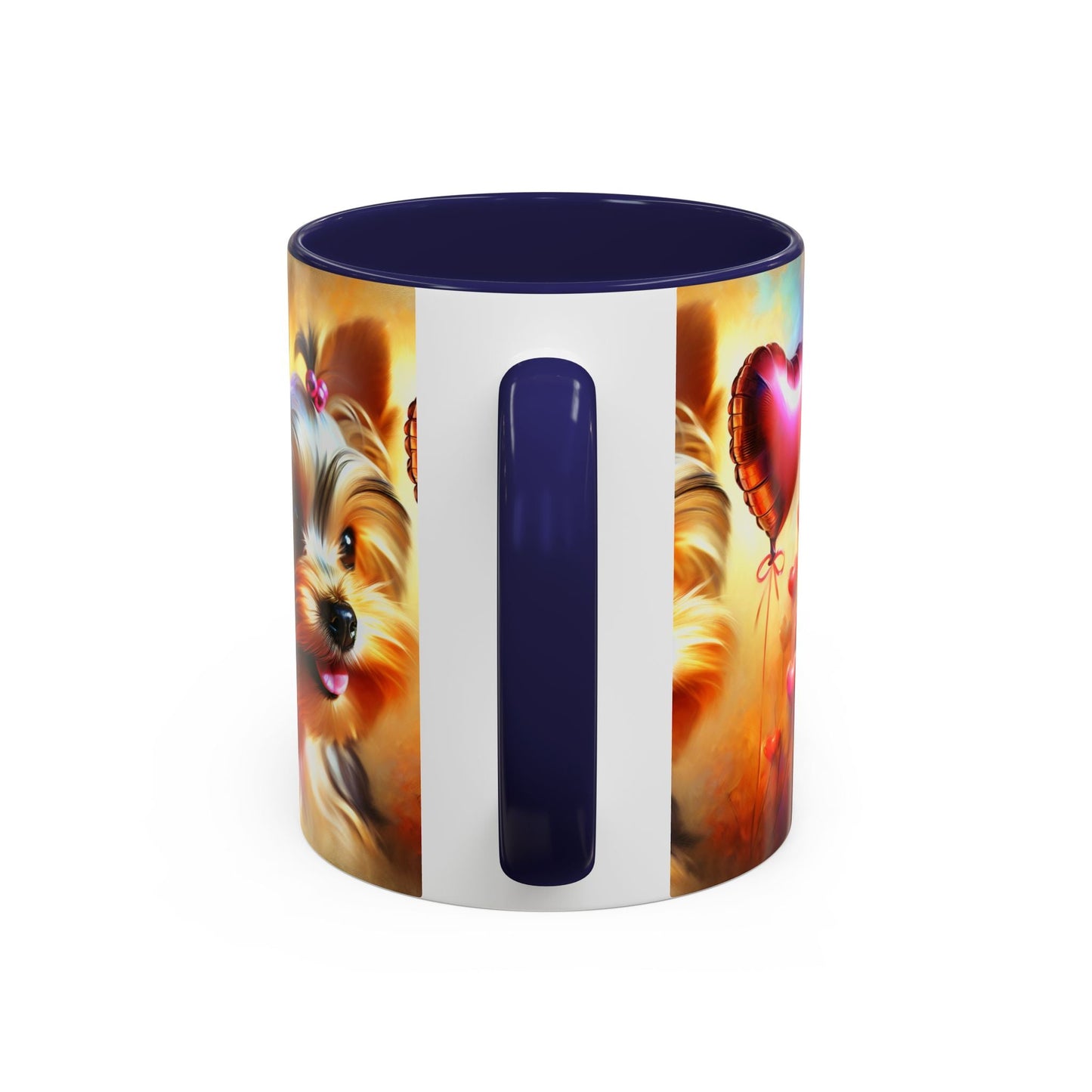 Tazza da Caffè con Dolce Cucciolo di Yorkshire Terrier - 330ml/450ml - Regalo Perfetto per Amanti dei Cani - AKYCO