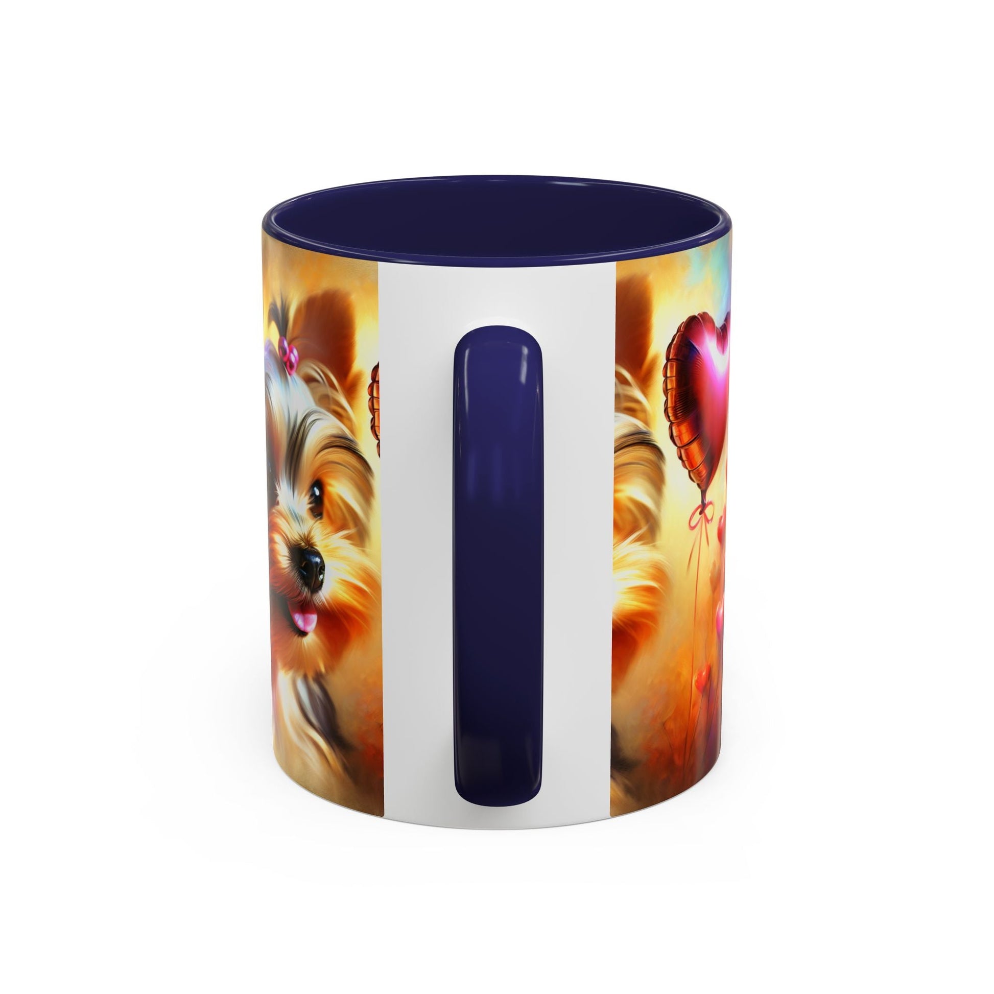 Tazza da Caffè con Dolce Cucciolo di Yorkshire Terrier - 330ml/450ml - Regalo Perfetto per Amanti dei Cani - AKYCO