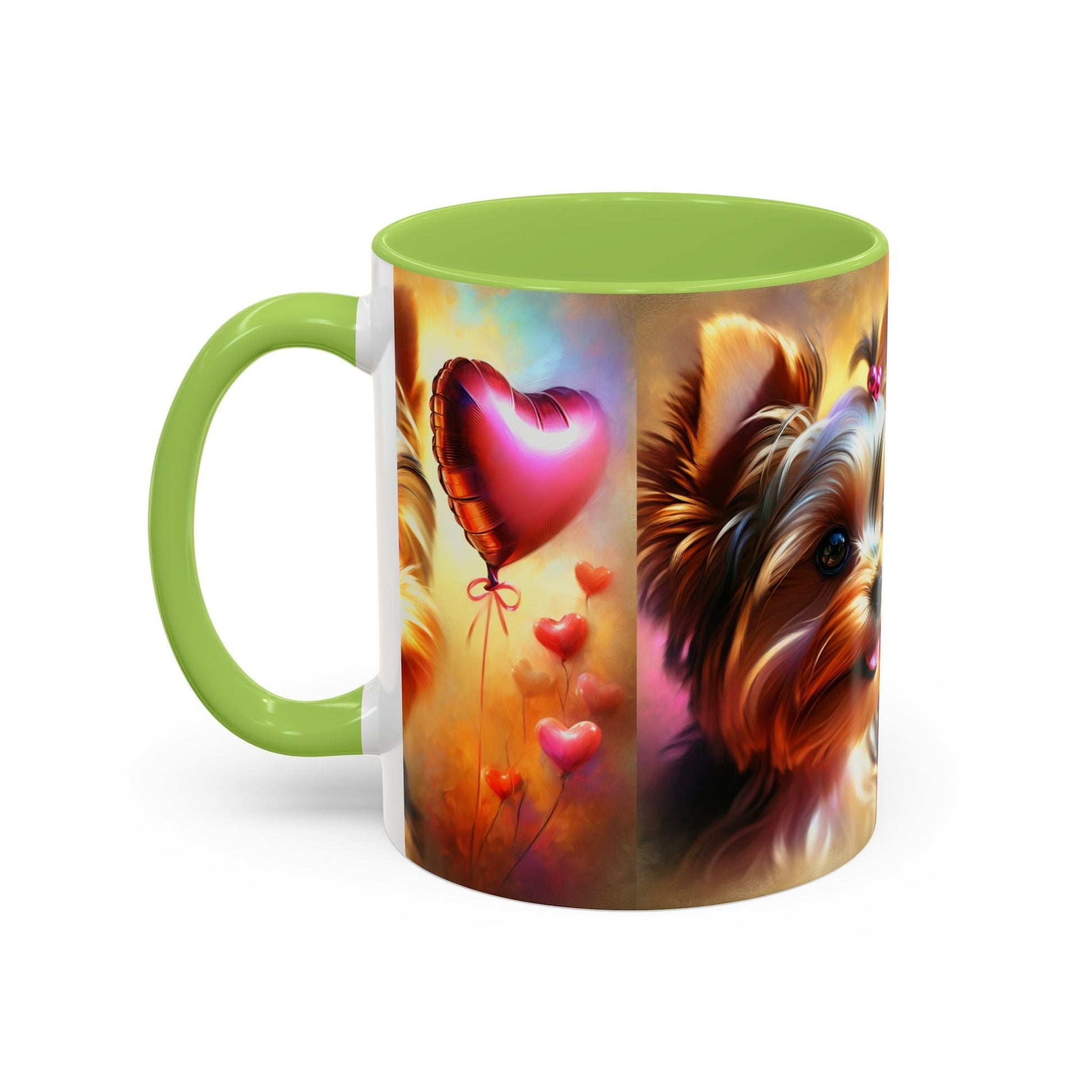 Tazza da Caffè con Dolce Cucciolo di Yorkshire Terrier - 330ml/450ml - Regalo Perfetto per Amanti dei Cani - AKYCO