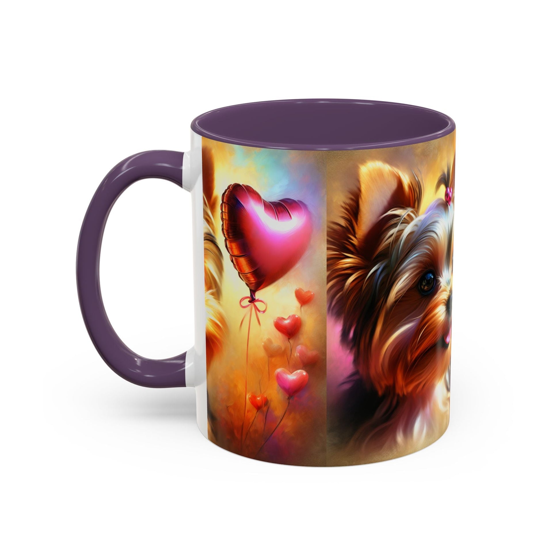 Tazza da Caffè con Dolce Cucciolo di Yorkshire Terrier - 330ml/450ml - Regalo Perfetto per Amanti dei Cani - AKYCO