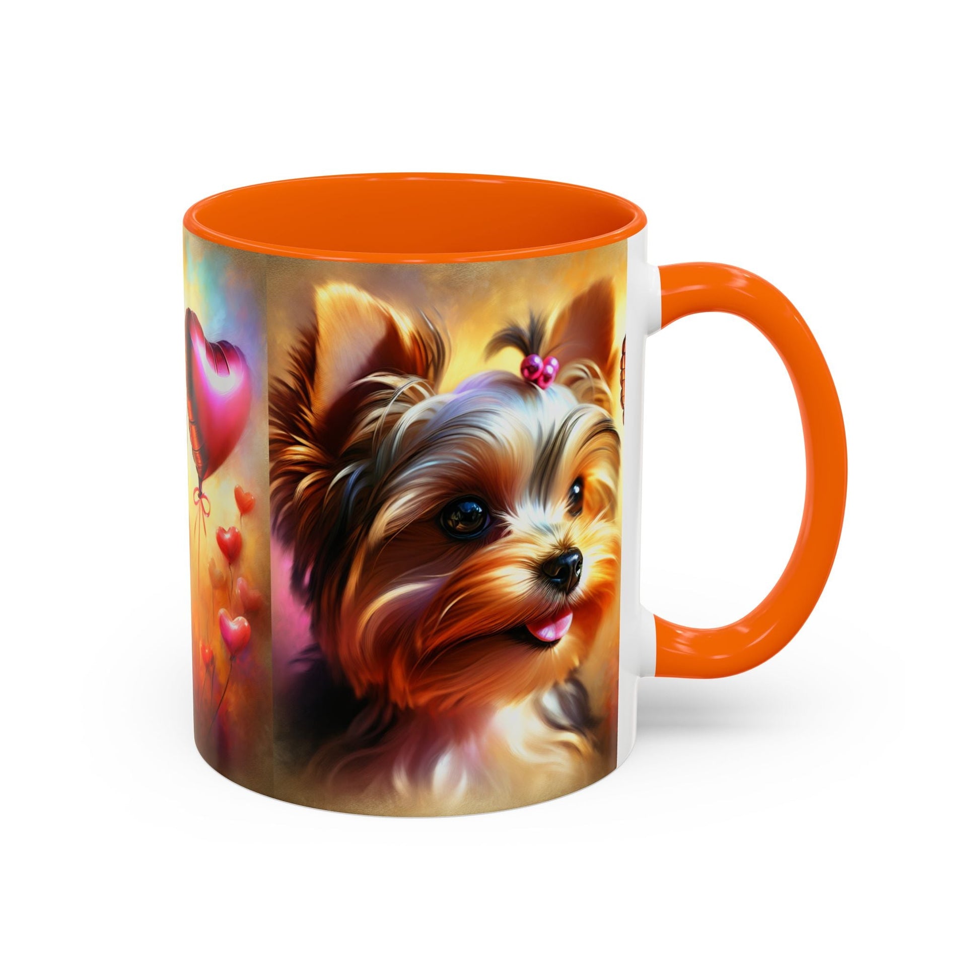 Tazza da Caffè con Dolce Cucciolo di Yorkshire Terrier - 330ml/450ml - Regalo Perfetto per Amanti dei Cani - AKYCO