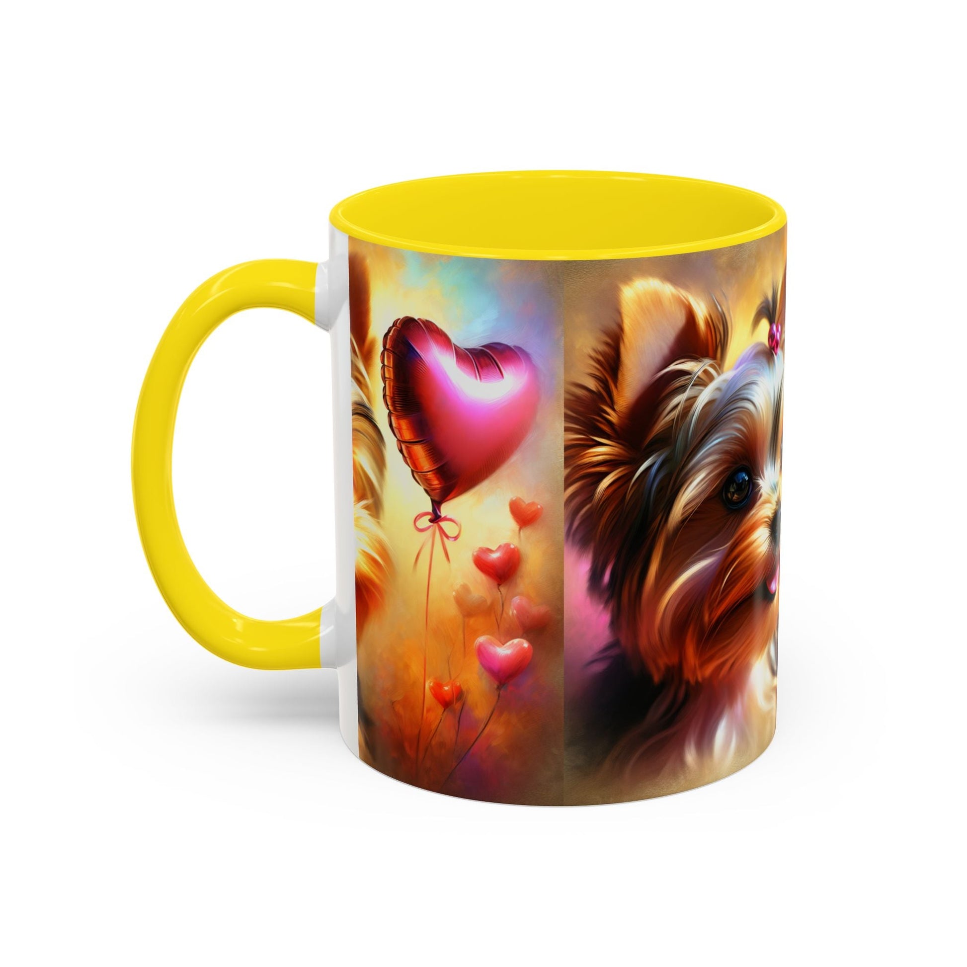 Tazza da Caffè con Dolce Cucciolo di Yorkshire Terrier - 330ml/450ml - Regalo Perfetto per Amanti dei Cani - AKYCO