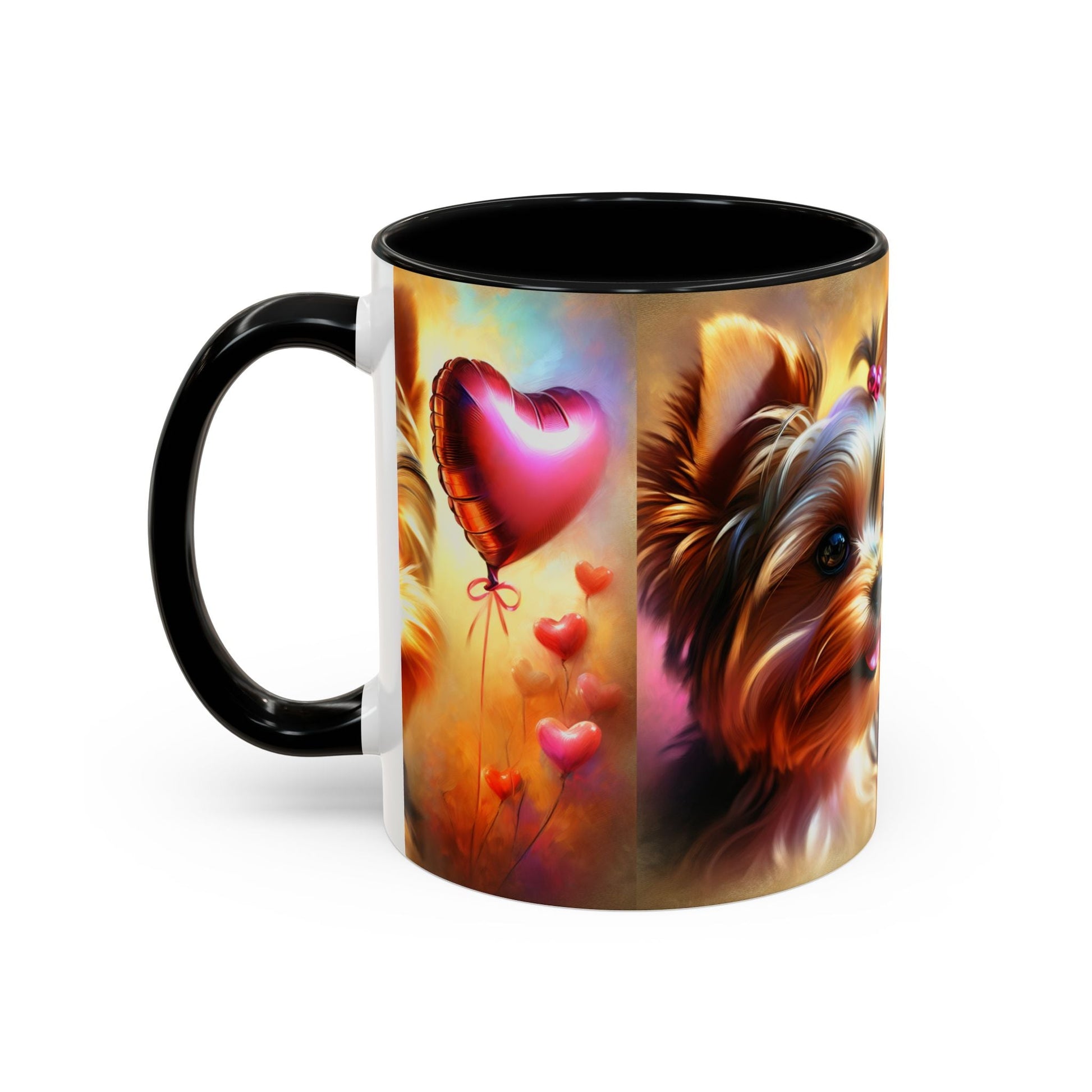 Tazza da Caffè con Dolce Cucciolo di Yorkshire Terrier - 330ml/450ml - Regalo Perfetto per Amanti dei Cani - AKYCO