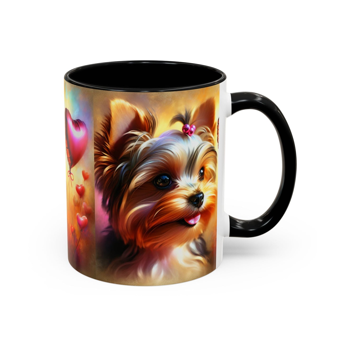 Tazza da Caffè con Dolce Cucciolo di Yorkshire Terrier - 330ml/450ml - Regalo Perfetto per Amanti dei Cani - AKYCO