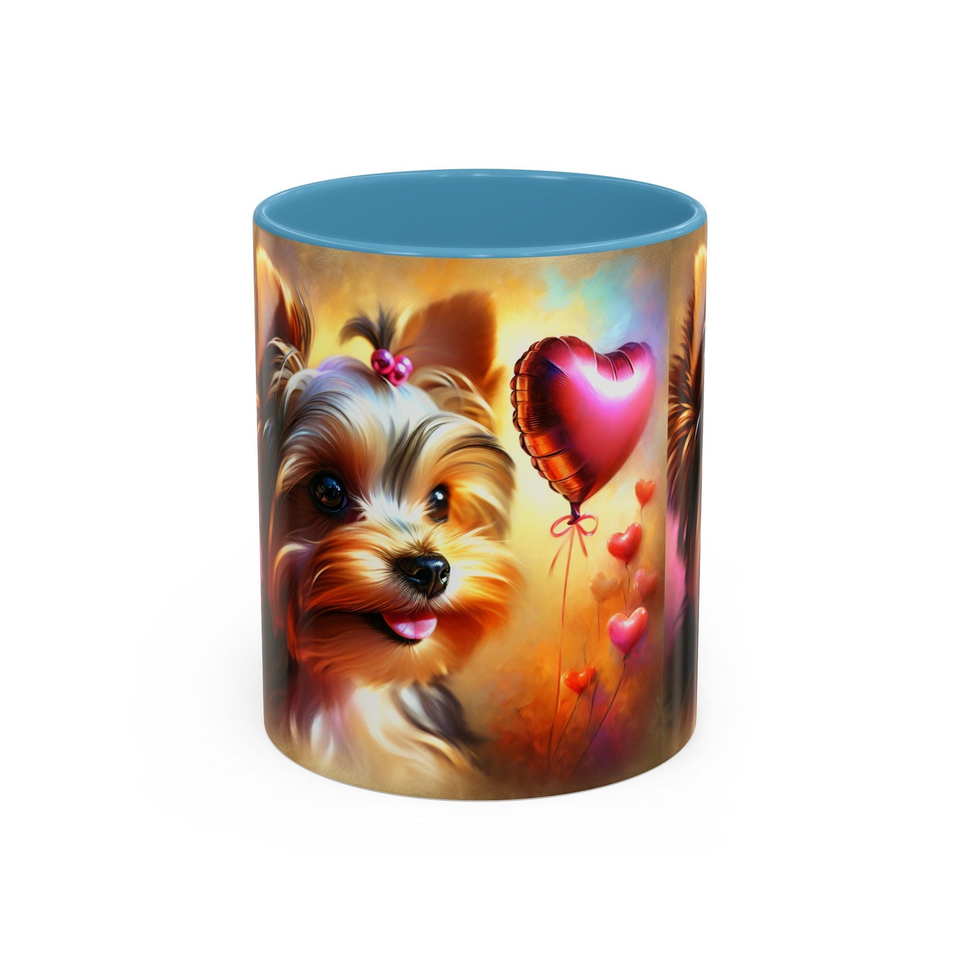 Tazza da Caffè con Dolce Cucciolo di Yorkshire Terrier - 330ml/450ml - Regalo Perfetto per Amanti dei Cani - AKYCO