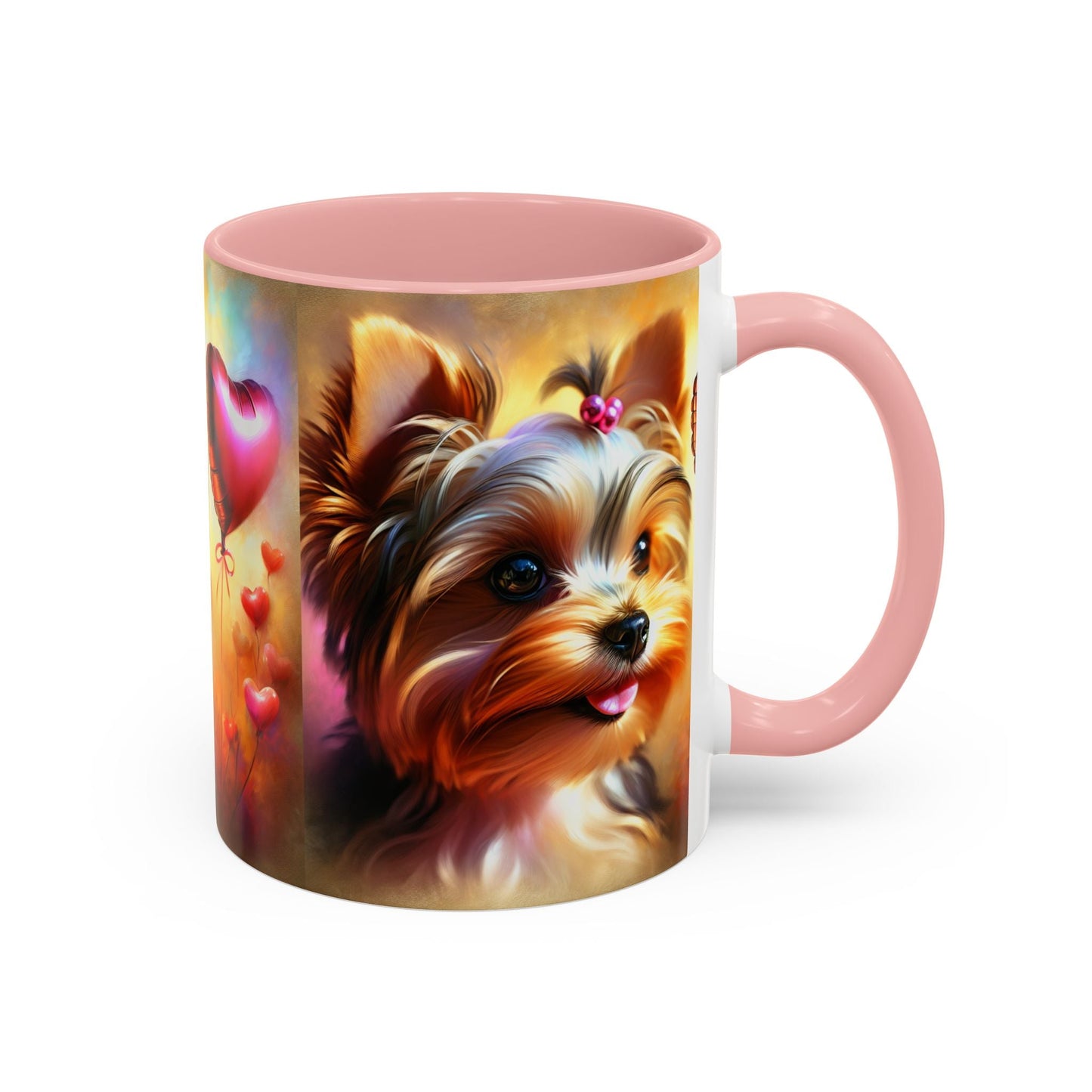 Tazza da Caffè con Dolce Cucciolo di Yorkshire Terrier - 330ml/450ml - Regalo Perfetto per Amanti dei Cani - AKYCO
