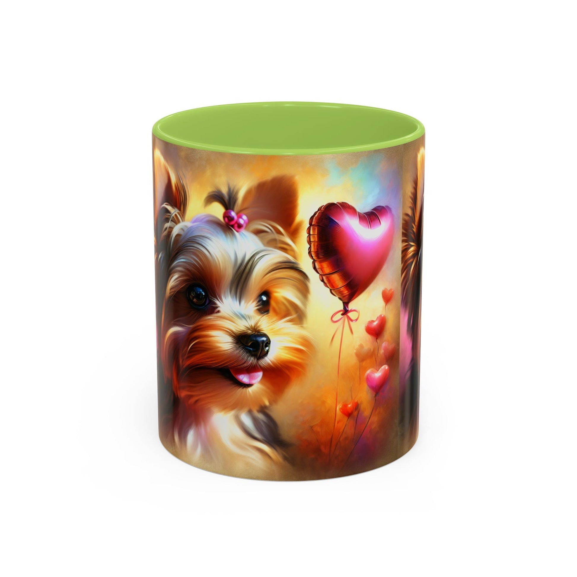 Tazza da Caffè con Dolce Cucciolo di Yorkshire Terrier - 330ml/450ml - Regalo Perfetto per Amanti dei Cani - AKYCO