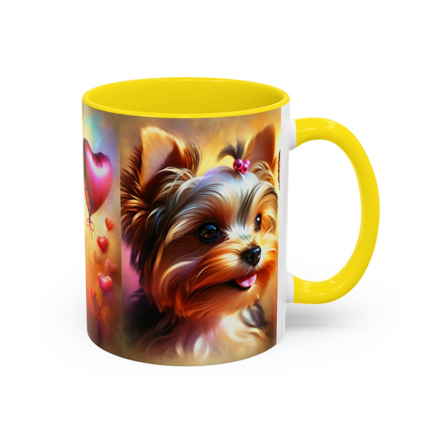 Tazza da Caffè con Dolce Cucciolo di Yorkshire Terrier - 330ml/450ml - Regalo Perfetto per Amanti dei Cani - AKYCO