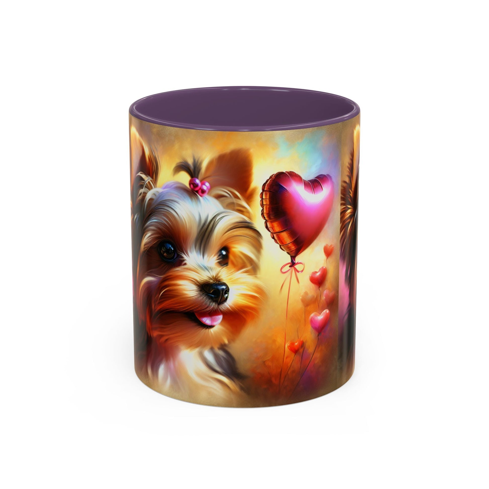 Tazza da Caffè con Dolce Cucciolo di Yorkshire Terrier - 330ml/450ml - Regalo Perfetto per Amanti dei Cani - AKYCO