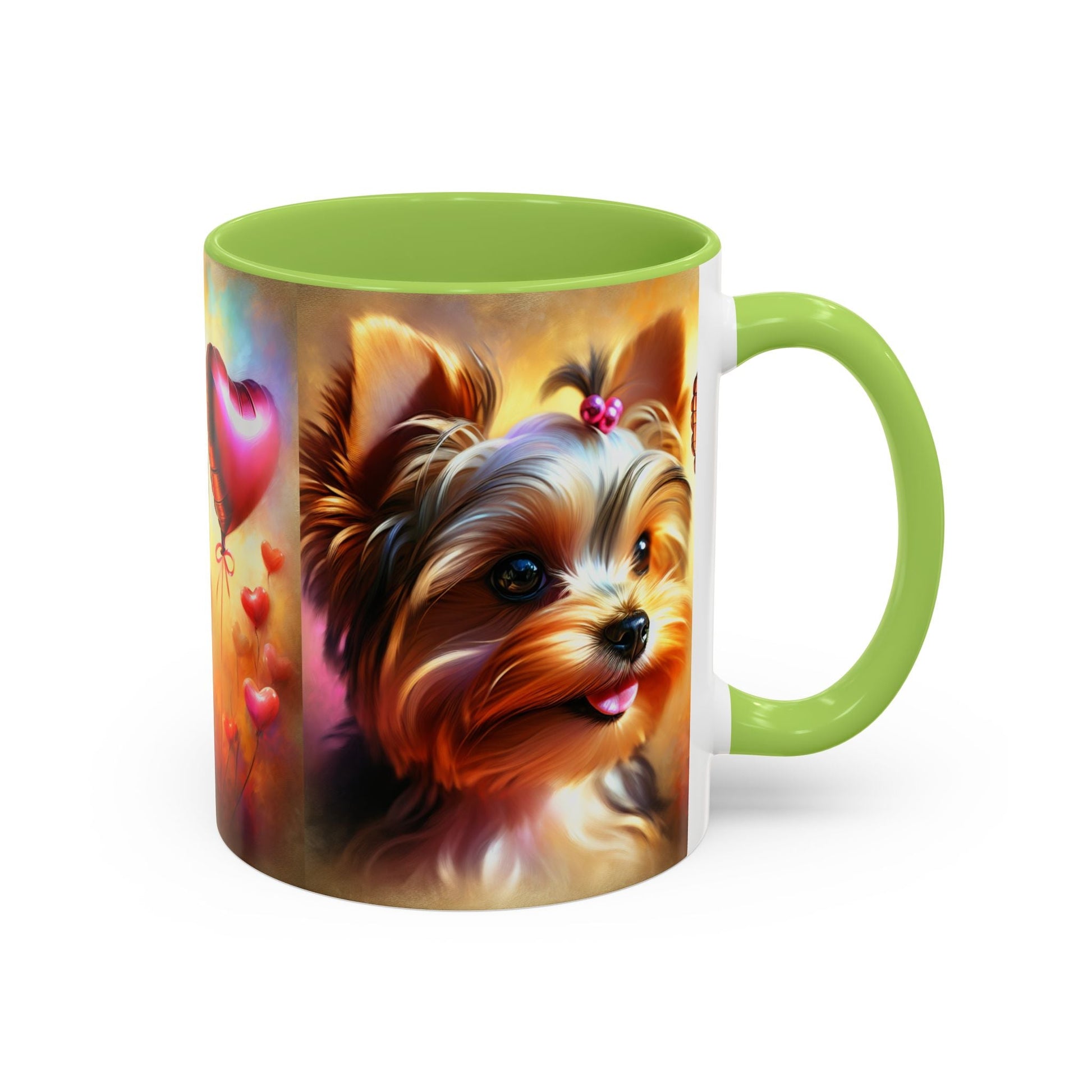 Tazza da Caffè con Dolce Cucciolo di Yorkshire Terrier - 330ml/450ml - Regalo Perfetto per Amanti dei Cani - AKYCO