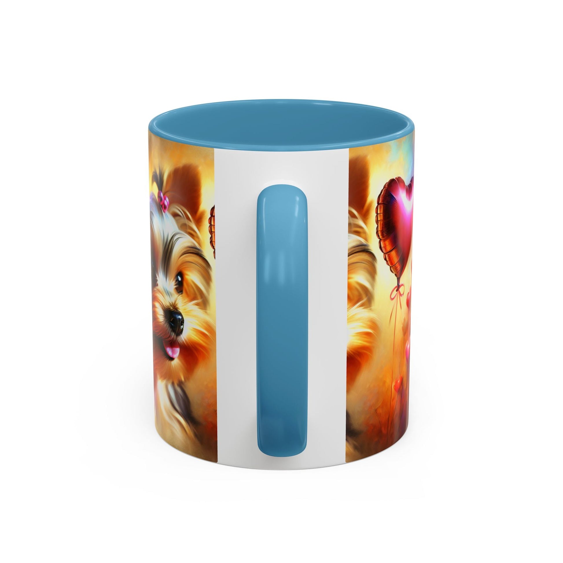 Tazza da Caffè con Dolce Cucciolo di Yorkshire Terrier - 330ml/450ml - Regalo Perfetto per Amanti dei Cani - AKYCO