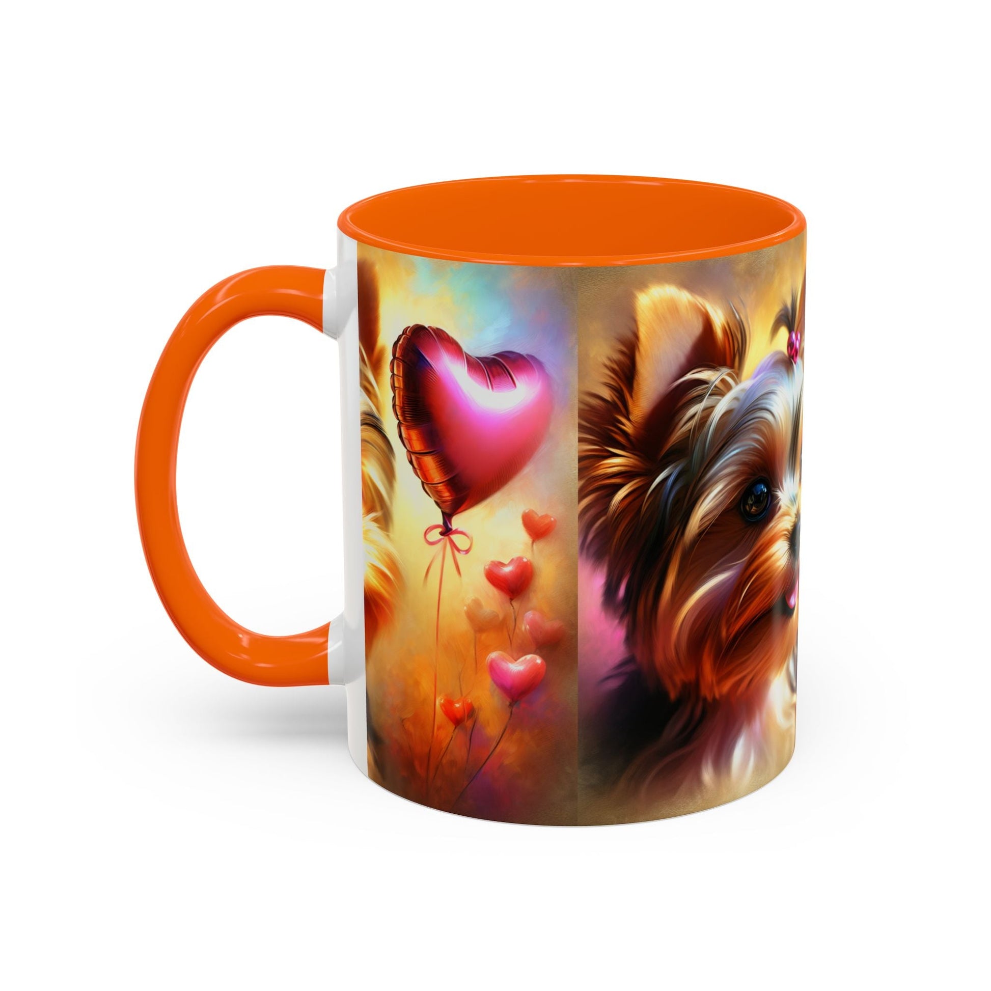 Tazza da Caffè con Dolce Cucciolo di Yorkshire Terrier - 330ml/450ml - Regalo Perfetto per Amanti dei Cani - AKYCO