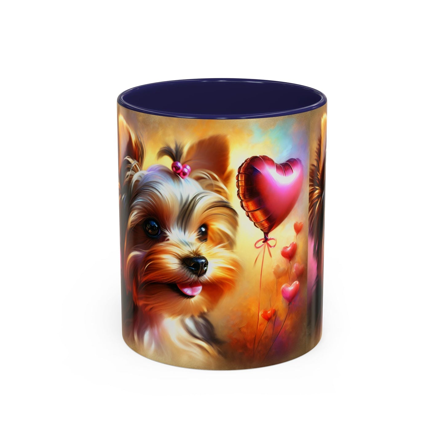 Tazza da Caffè con Dolce Cucciolo di Yorkshire Terrier - 330ml/450ml - Regalo Perfetto per Amanti dei Cani - AKYCO