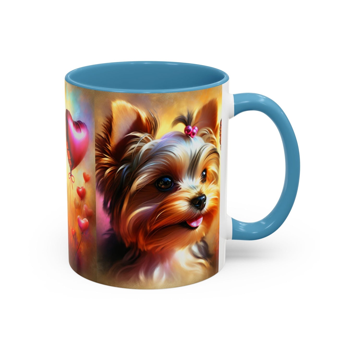 Tazza da Caffè con Dolce Cucciolo di Yorkshire Terrier - 330ml/450ml - Regalo Perfetto per Amanti dei Cani - AKYCO