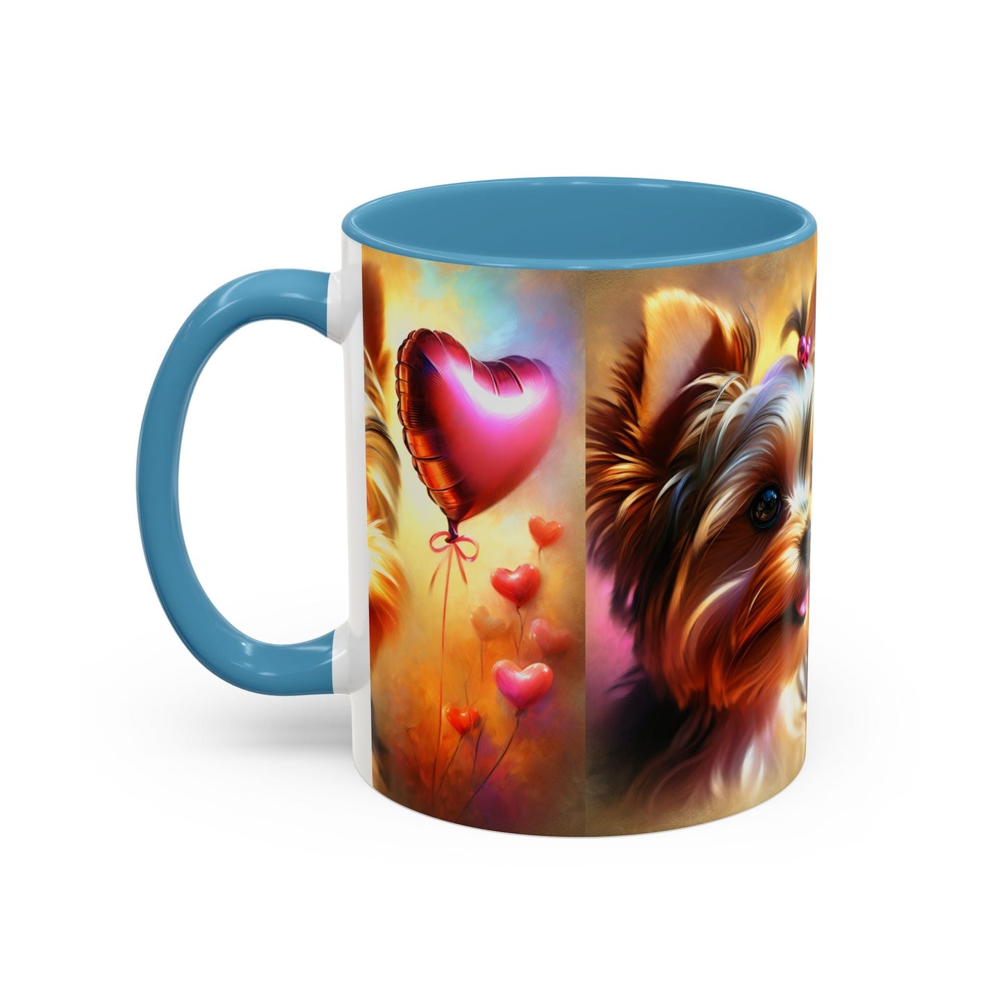 Tazza da Caffè con Dolce Cucciolo di Yorkshire Terrier - 330ml/450ml - Regalo Perfetto per Amanti dei Cani - Aky & Co.