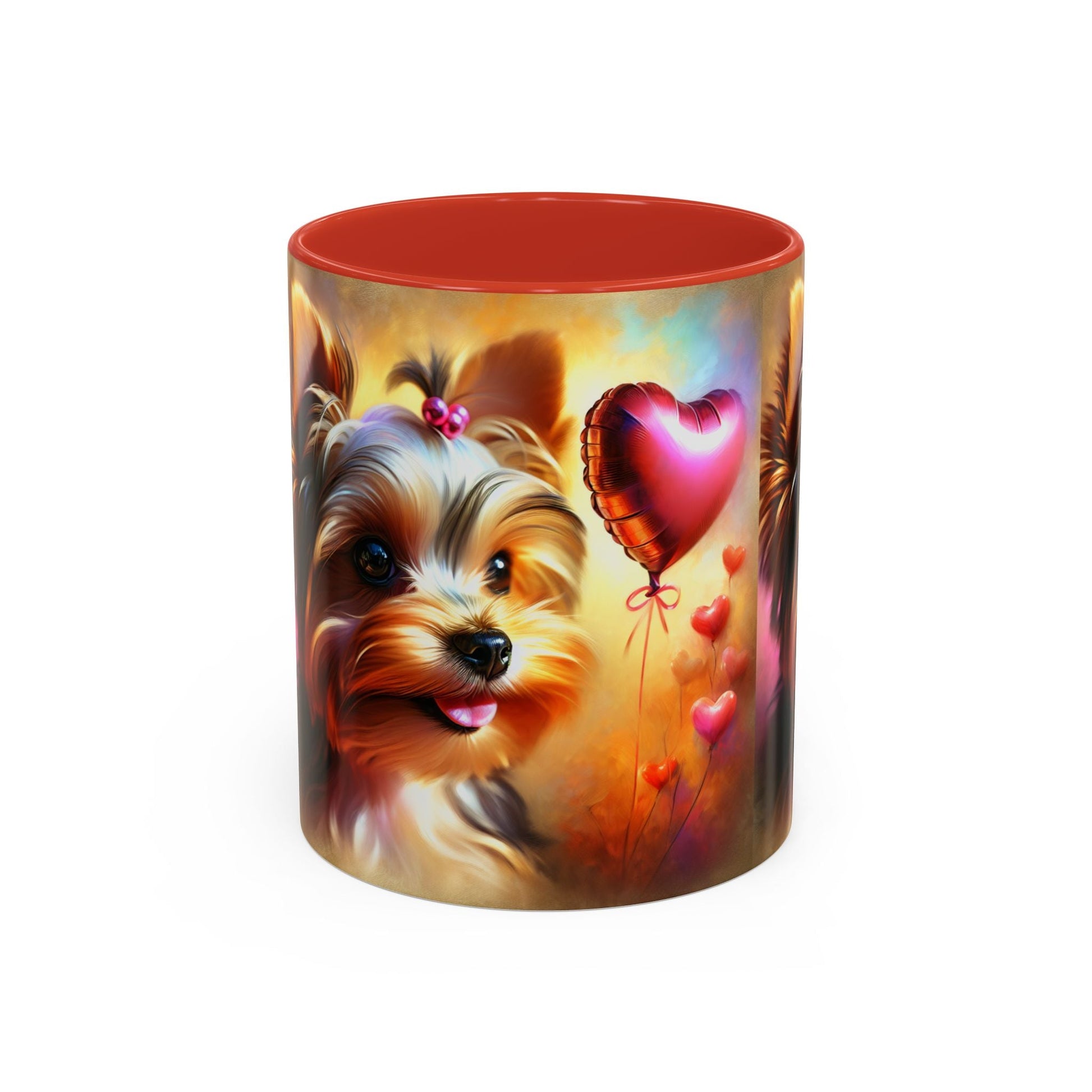 Tazza da Caffè con Dolce Cucciolo di Yorkshire Terrier - 330ml/450ml - Regalo Perfetto per Amanti dei Cani - AKYCO