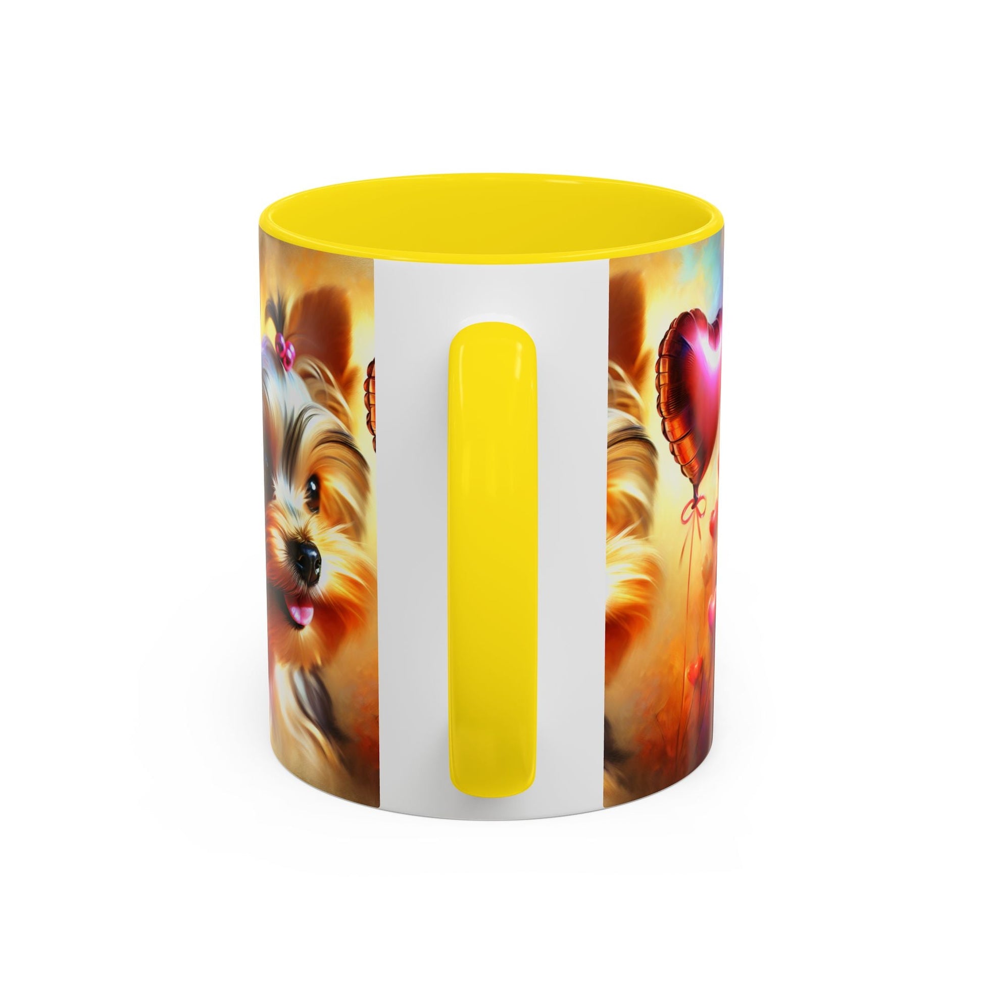 Tazza da Caffè con Dolce Cucciolo di Yorkshire Terrier - 330ml/450ml - Regalo Perfetto per Amanti dei Cani - AKYCO