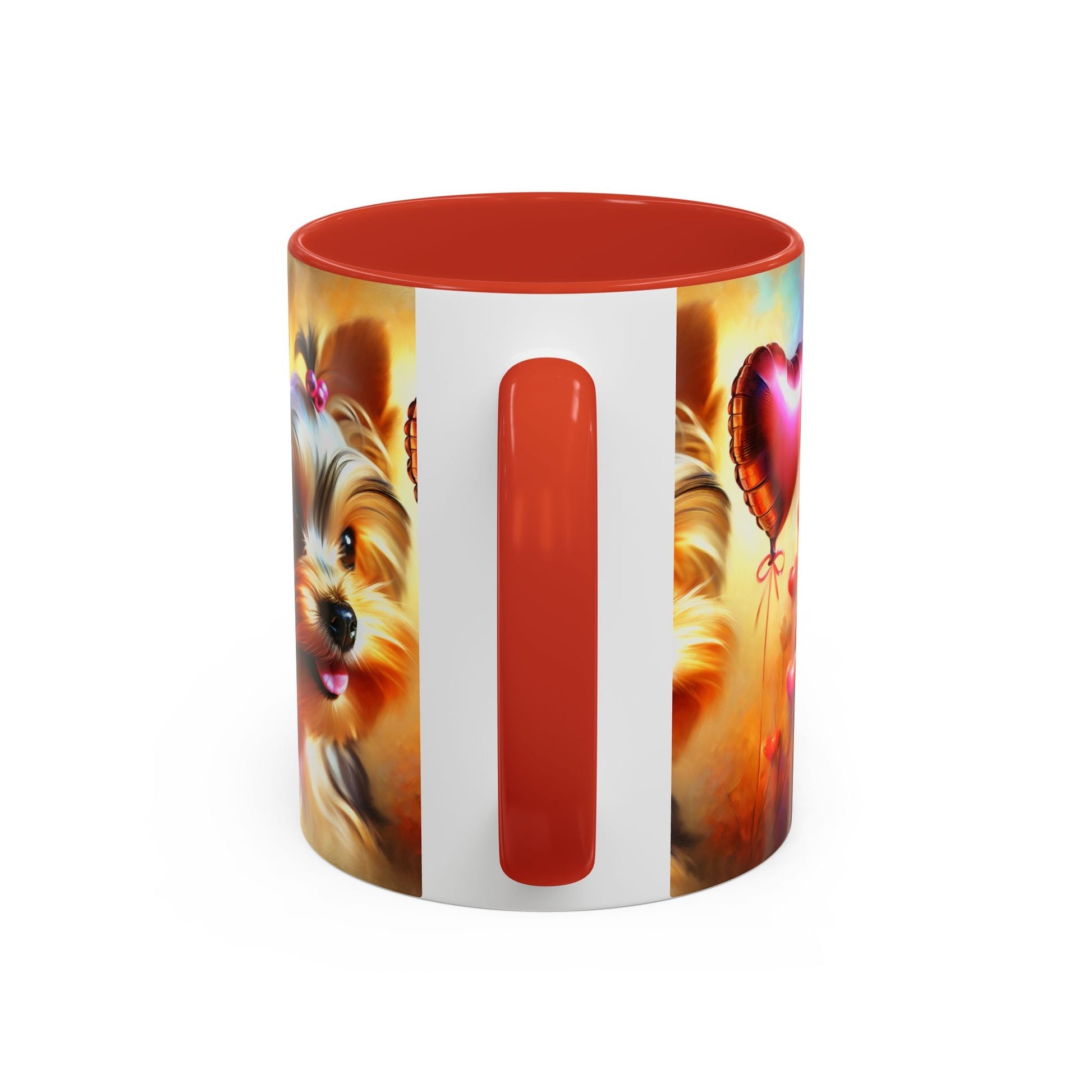 Tazza da Caffè con Dolce Cucciolo di Yorkshire Terrier - 330ml/450ml - Regalo Perfetto per Amanti dei Cani - AKYCO