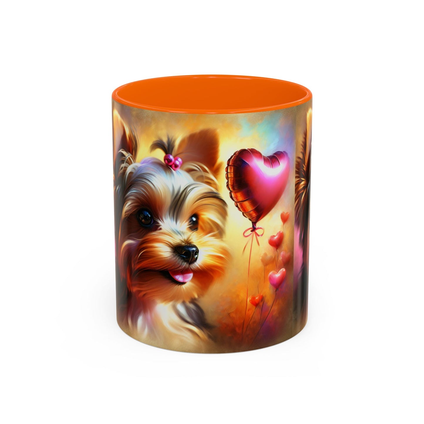 Tazza da Caffè con Dolce Cucciolo di Yorkshire Terrier - 330ml/450ml - Regalo Perfetto per Amanti dei Cani - AKYCO