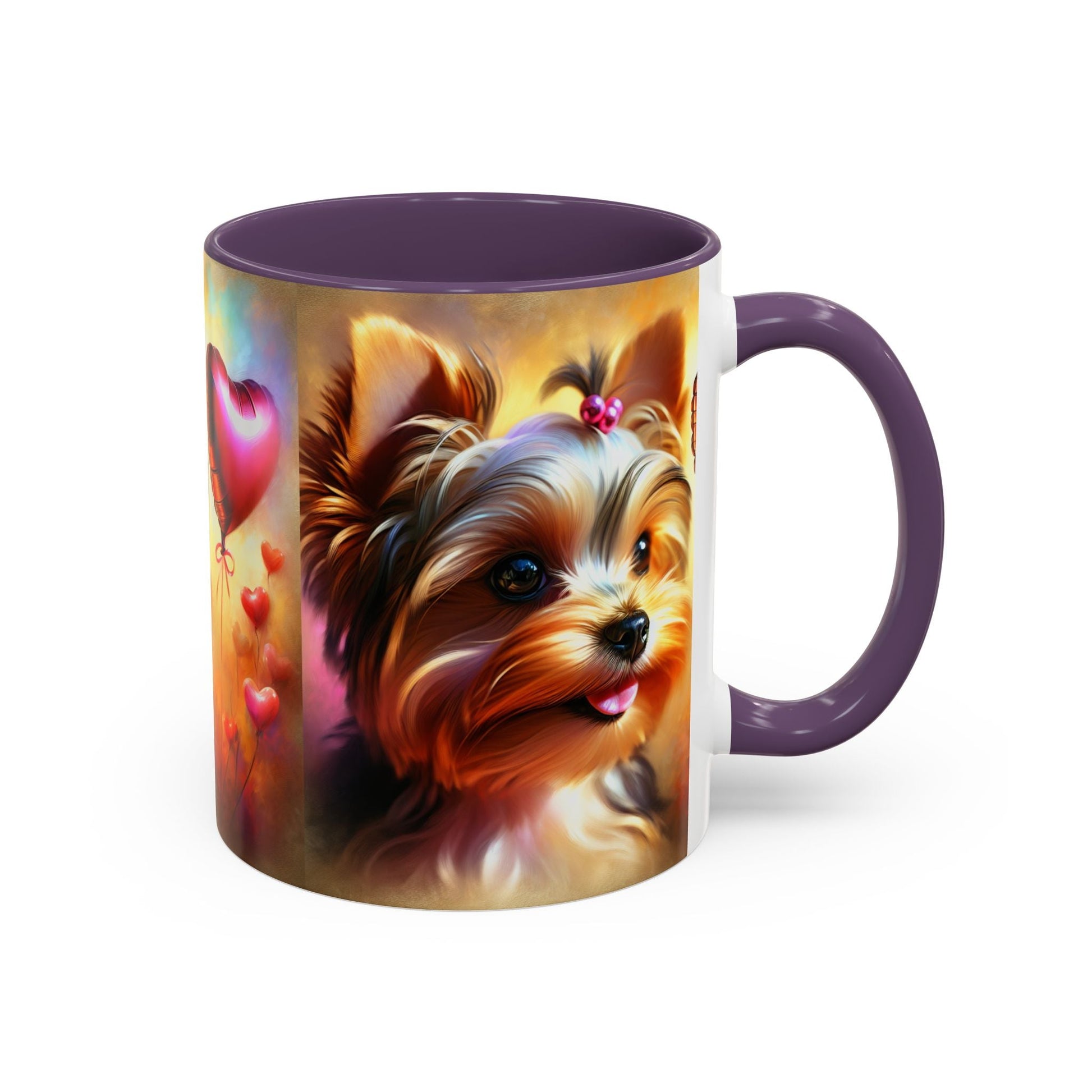 Tazza da Caffè con Dolce Cucciolo di Yorkshire Terrier - 330ml/450ml - Regalo Perfetto per Amanti dei Cani - AKYCO