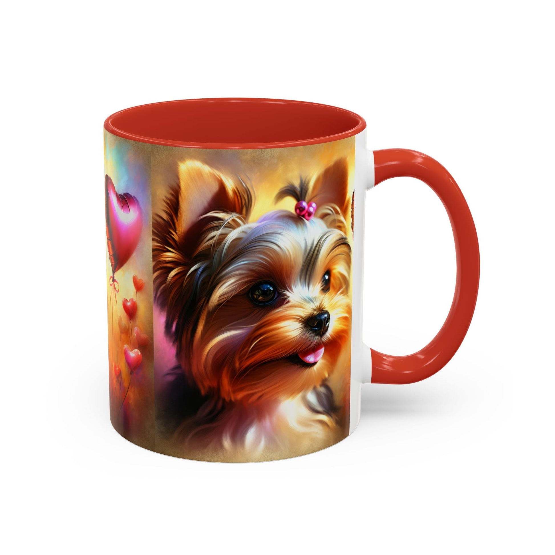 Tazza da Caffè con Dolce Cucciolo di Yorkshire Terrier - 330ml/450ml - Regalo Perfetto per Amanti dei Cani - AKYCO