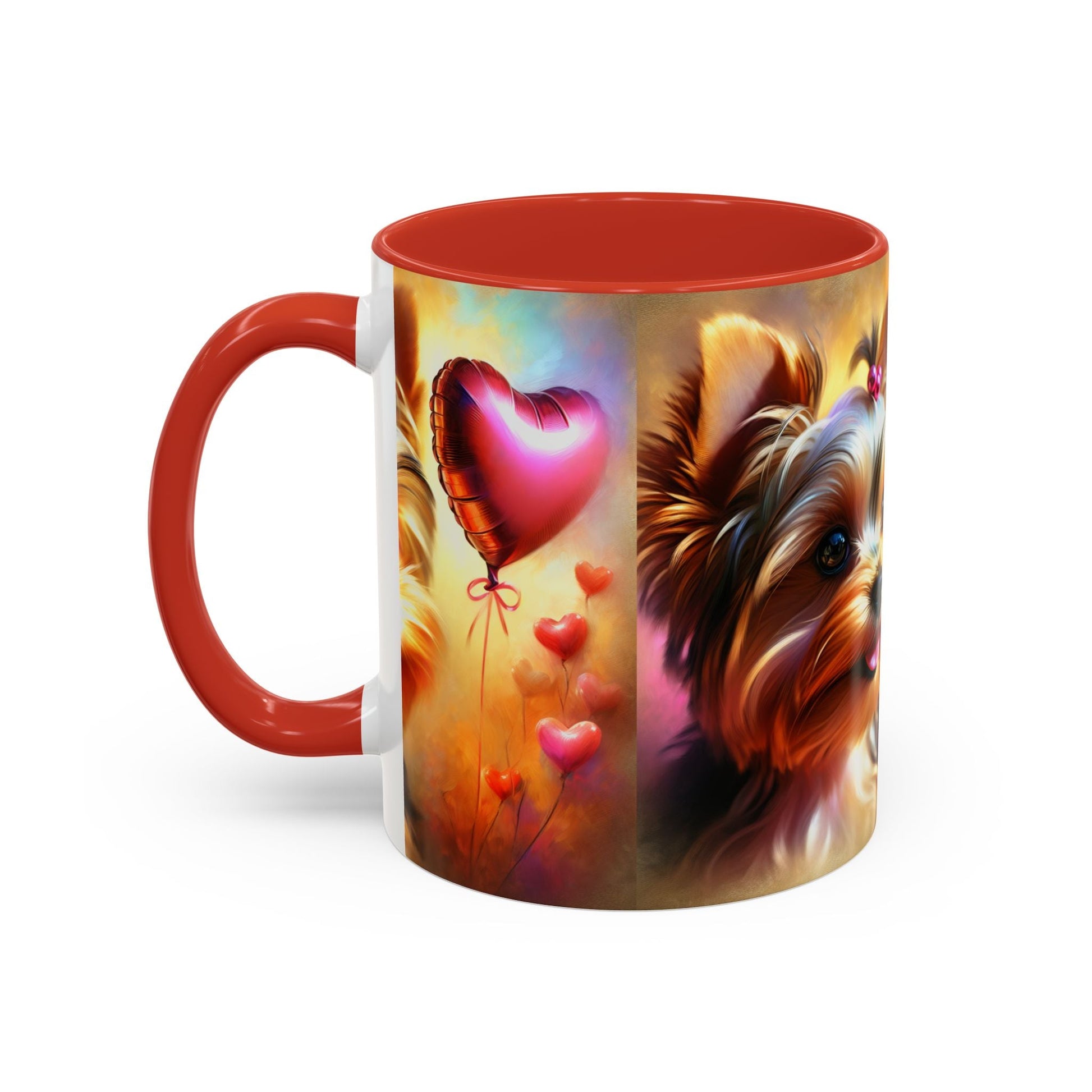 Tazza da Caffè con Dolce Cucciolo di Yorkshire Terrier - 330ml/450ml - Regalo Perfetto per Amanti dei Cani - AKYCO