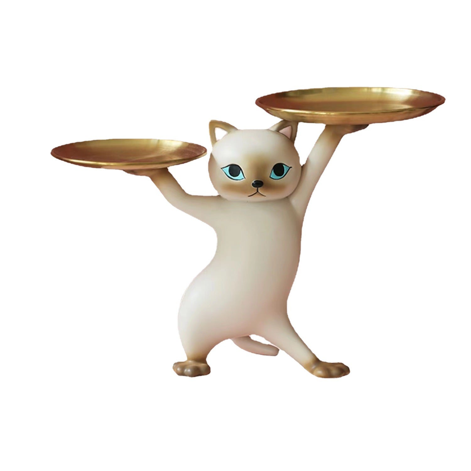 Vassoio Portaoggetti con Gatto – Design in Resina per Casa e Ufficio - Aky & Co.