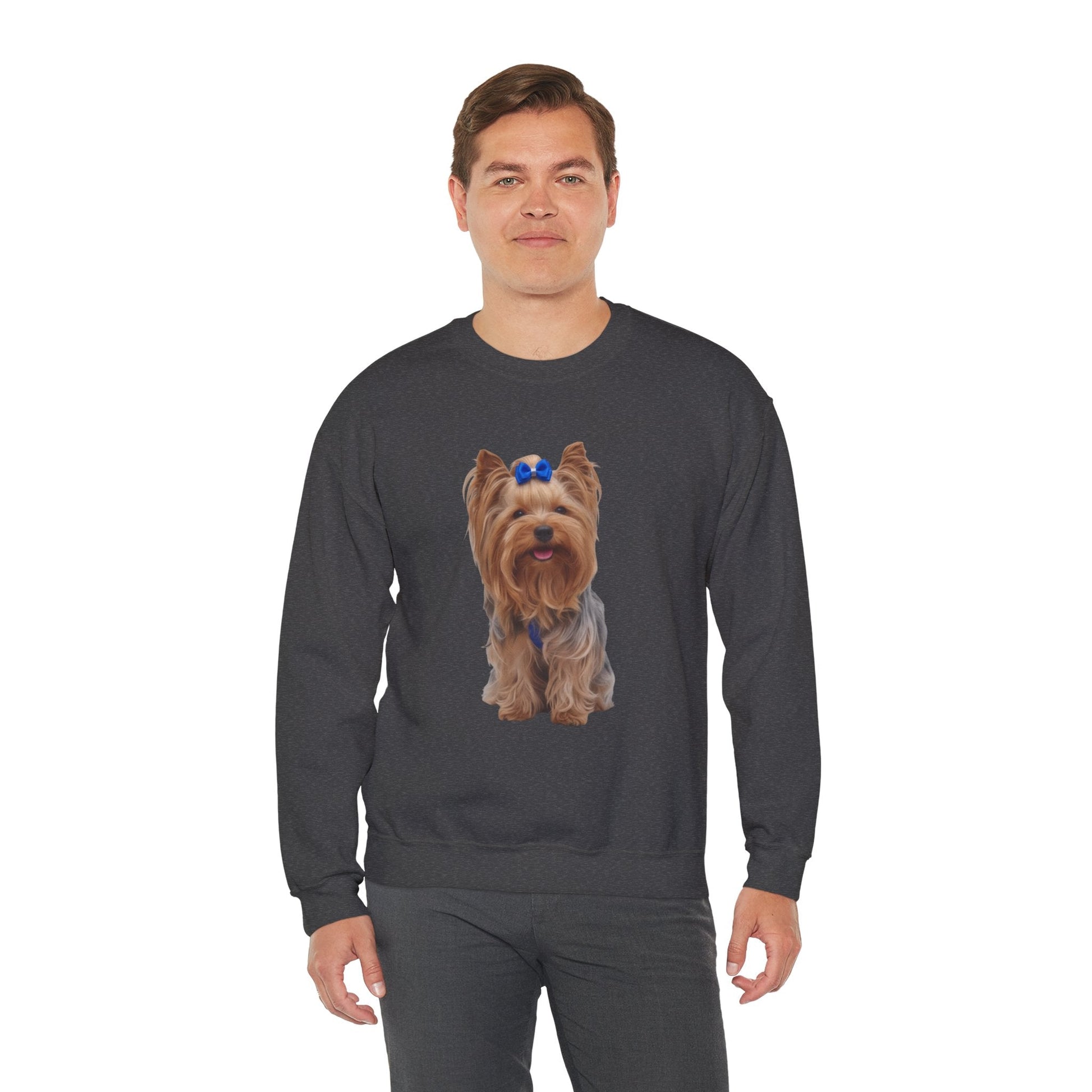 Felpa Girocollo Unisex AKYCO per amanti degli Yorkshire Terrier e Yorkie